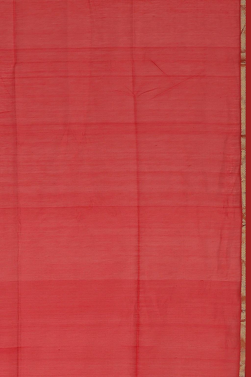 Red Maheshwari Silk Cotton Saree