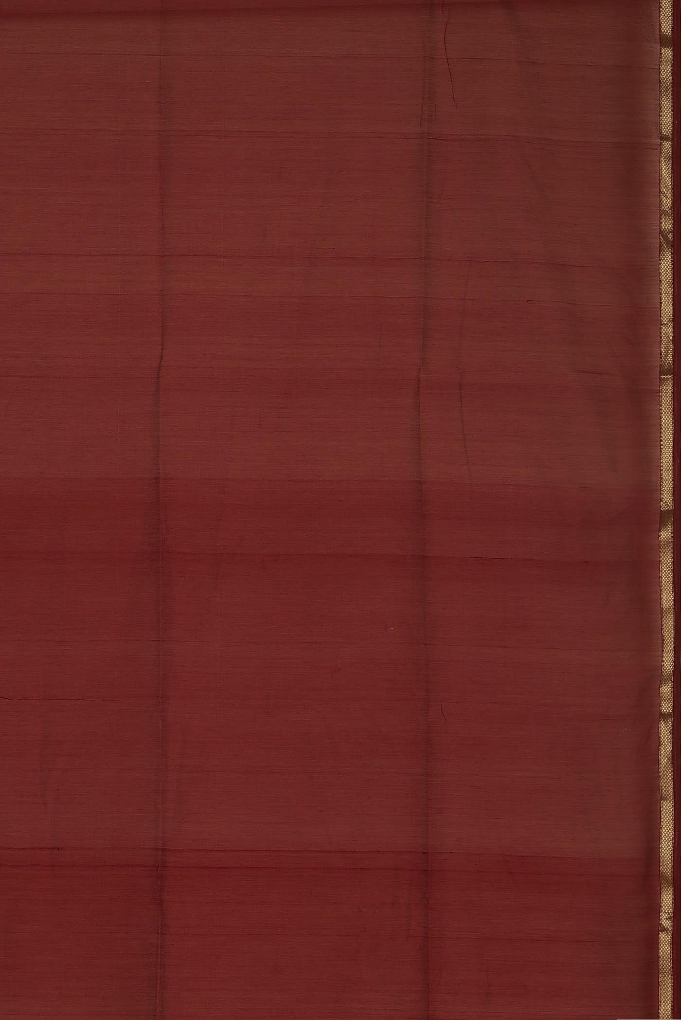 Red Maheshwari Silk Cotton Saree