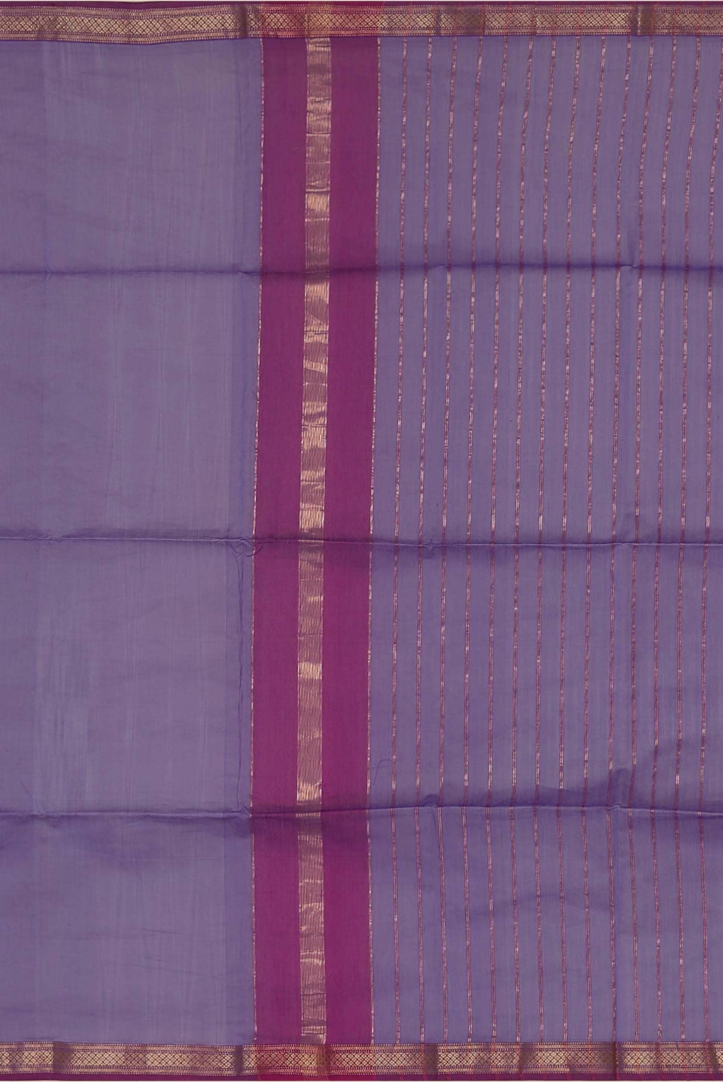 Lavender Maheshwari Silk Cotton Saree