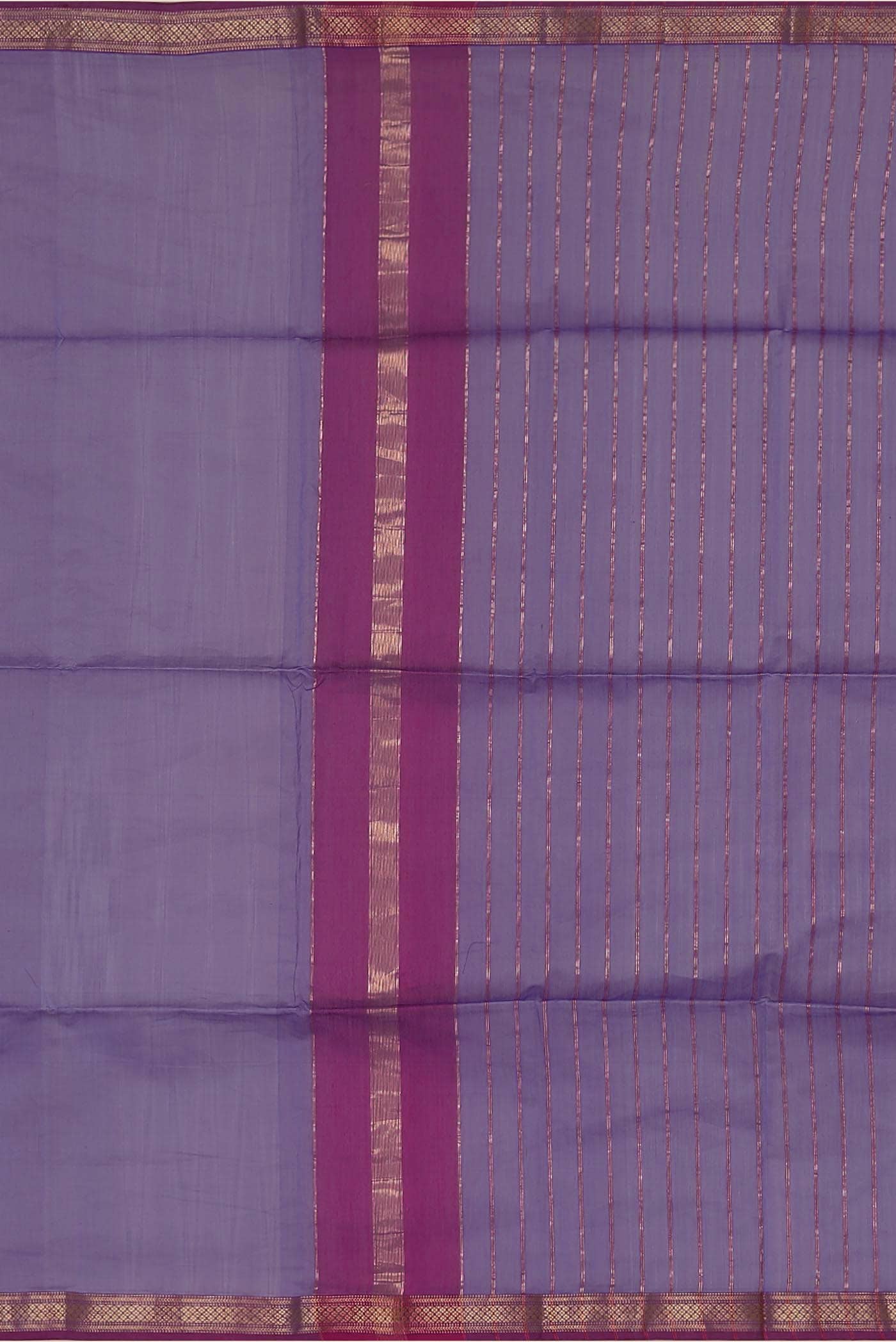 Lavender Maheshwari Silk Cotton Saree