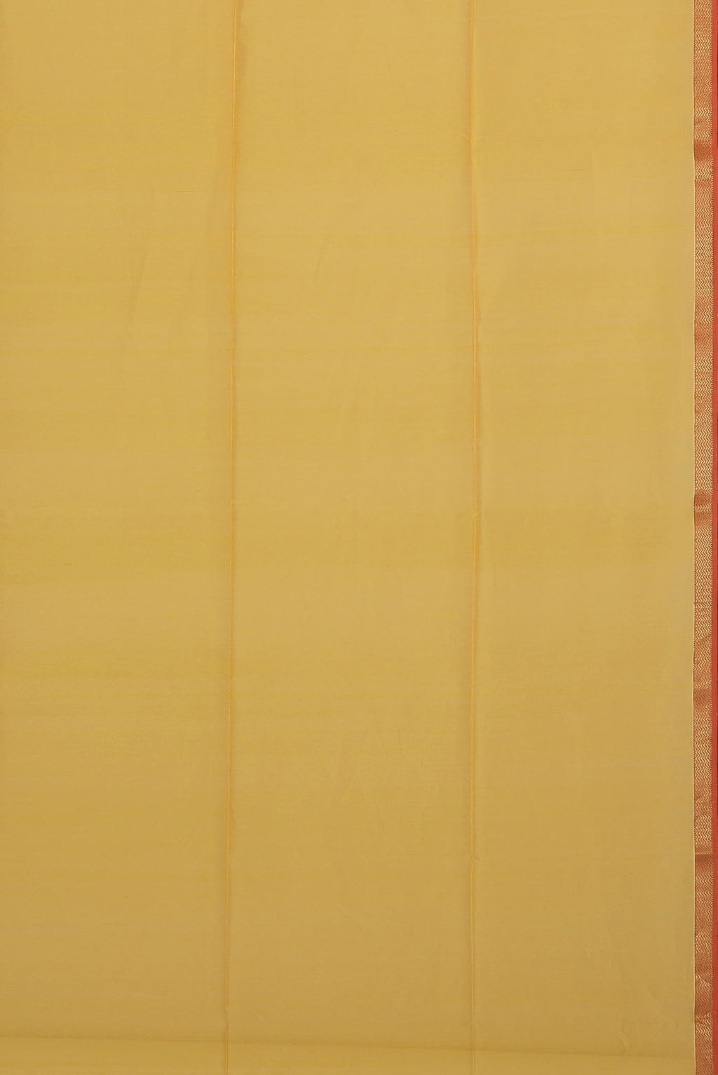 Yellow Maheshwari Silk Cotton Saree