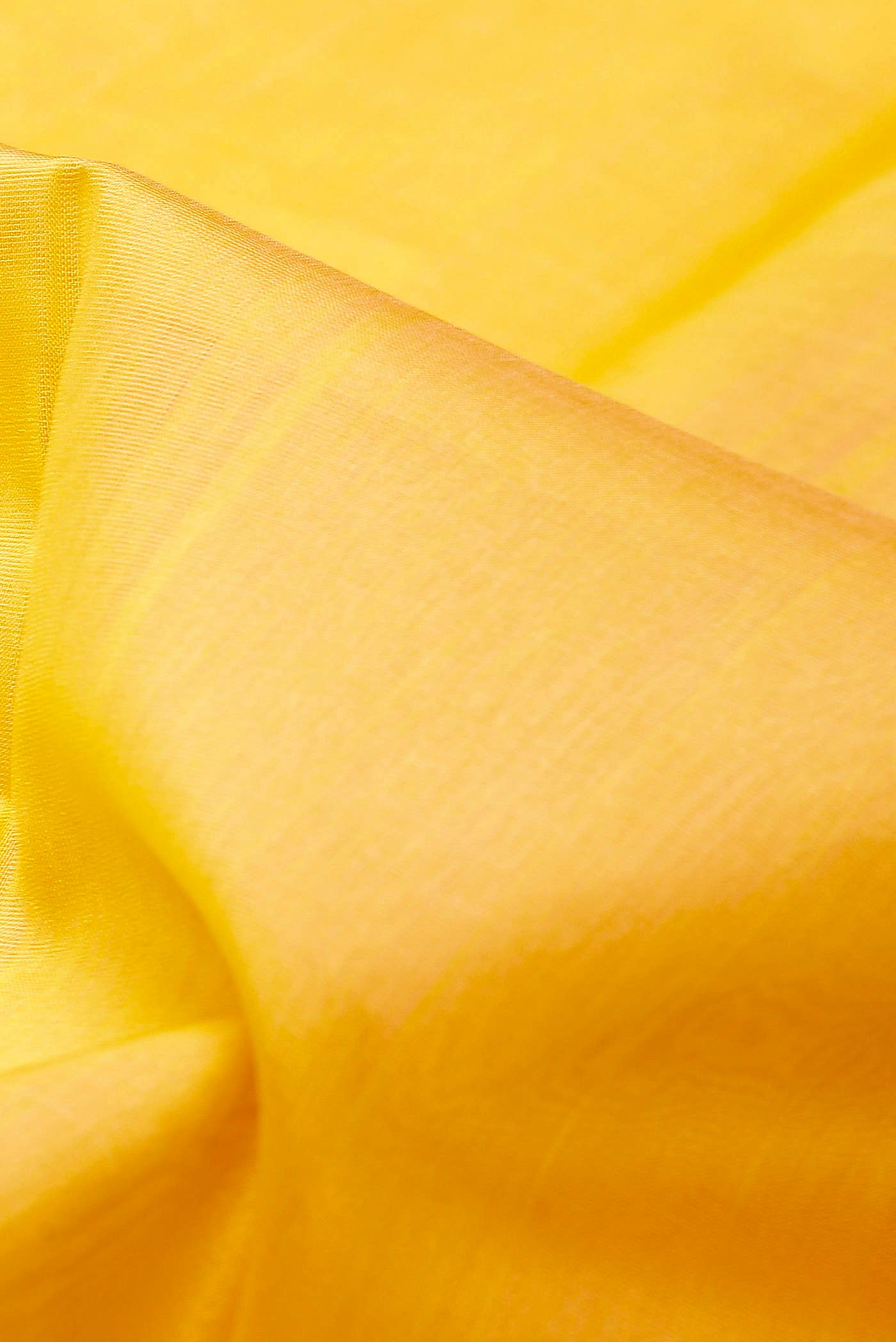 Yellow Maheshwari Silk Cotton Saree