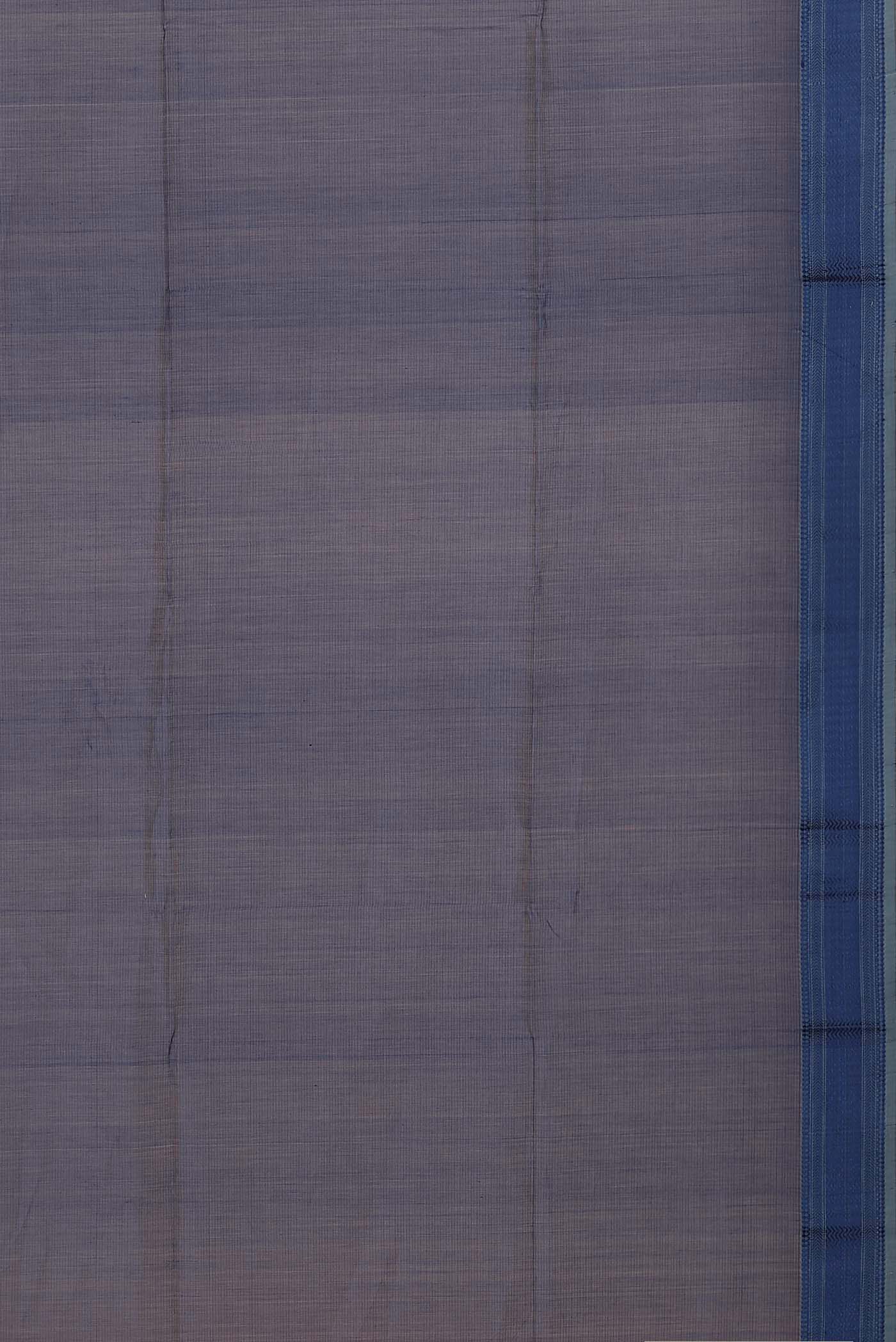 Blue Maheshwari Silk Cotton Saree