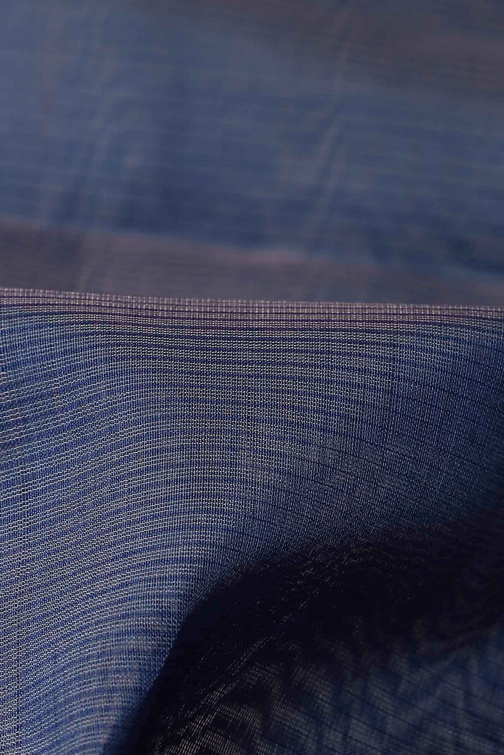 Blue Maheshwari Silk Cotton Saree