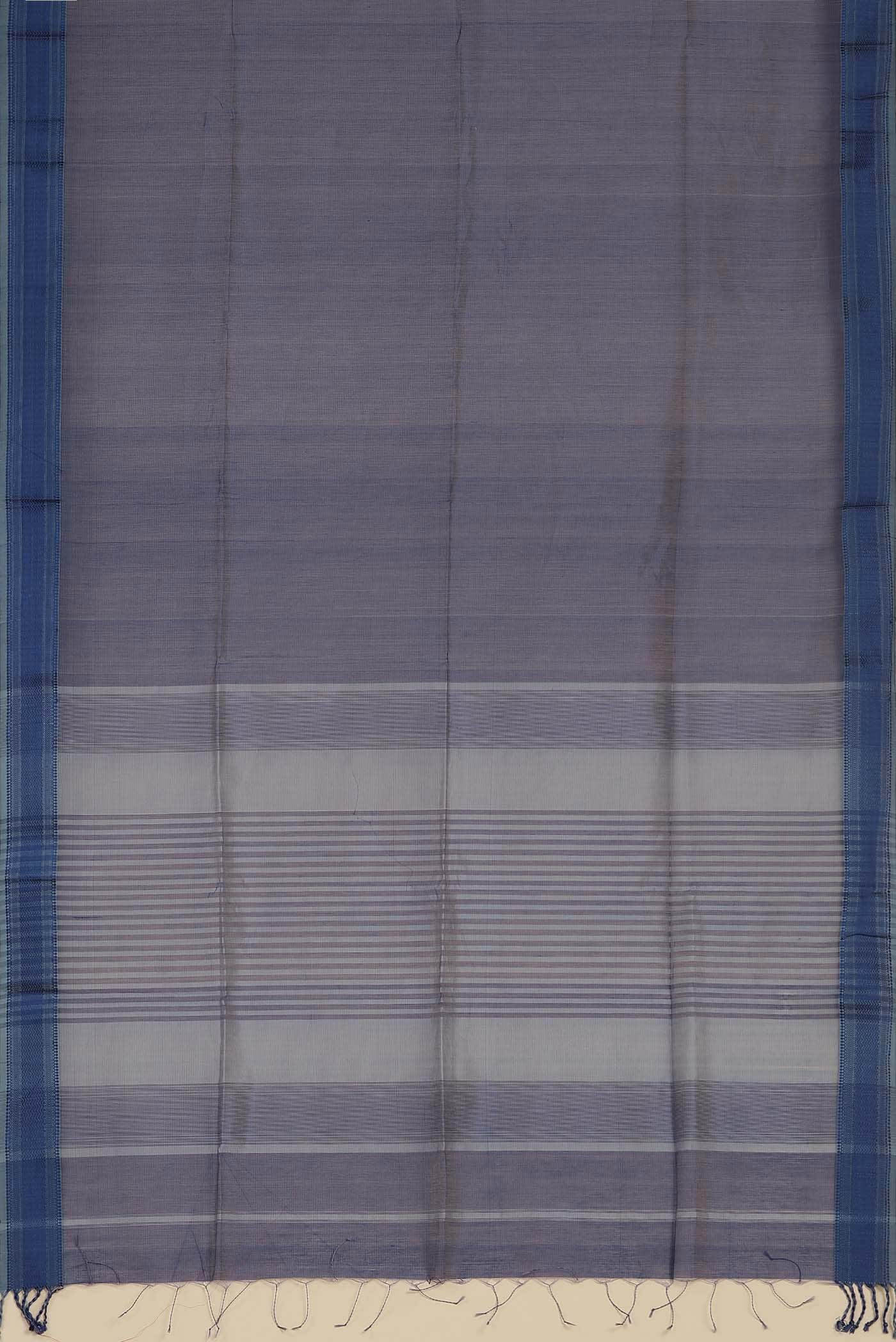 Blue Maheshwari Silk Cotton Saree