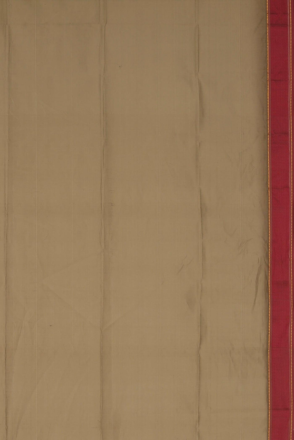 Beige Maheshwari Silk Cotton Saree