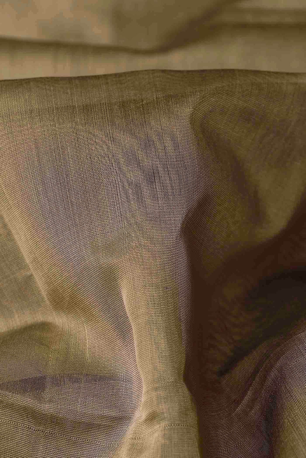 Beige Maheshwari Silk Cotton Saree