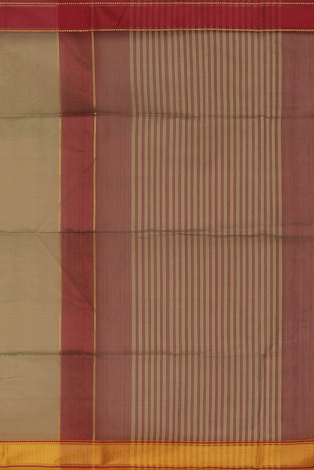 Beige Maheshwari Silk Cotton Saree