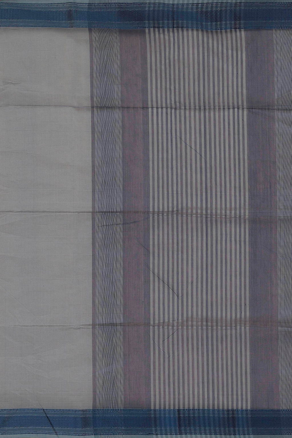 Grey Maheshwari Silk Cotton Saree