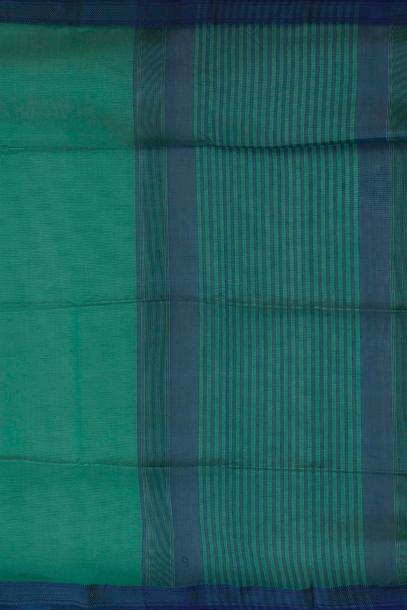 Green Maheshwari Silk Cotton Saree