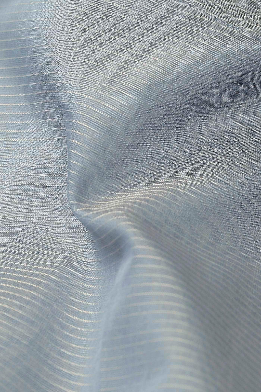 Light Blue Maheshwari Silk Cotton Saree