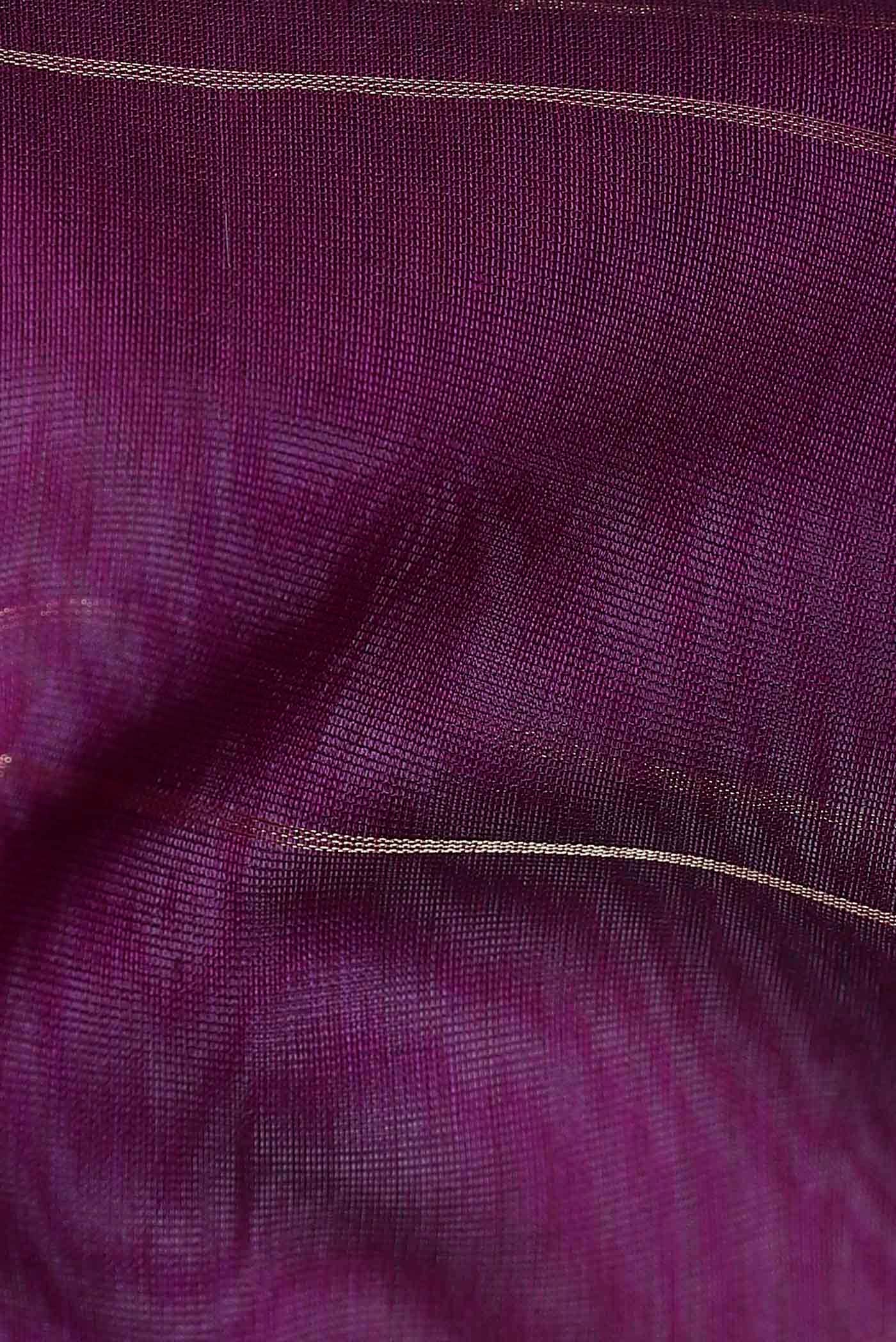 Violet Maheshwari Silk Cotton Saree