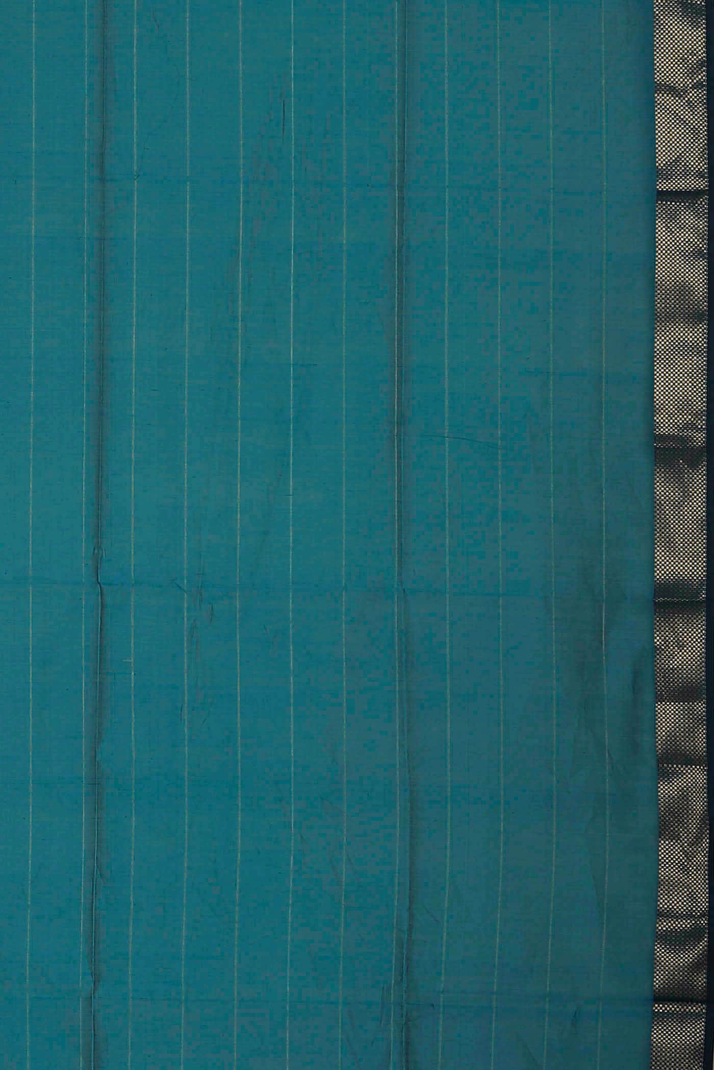 Blue Maheshwari Silk Cotton Saree