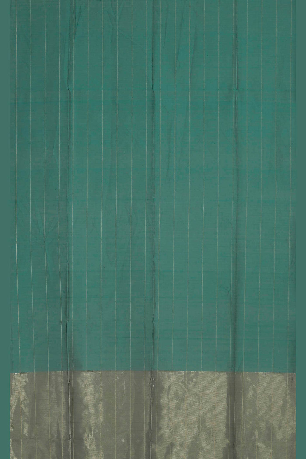 Teal Maheshwari Silk Cotton Saree