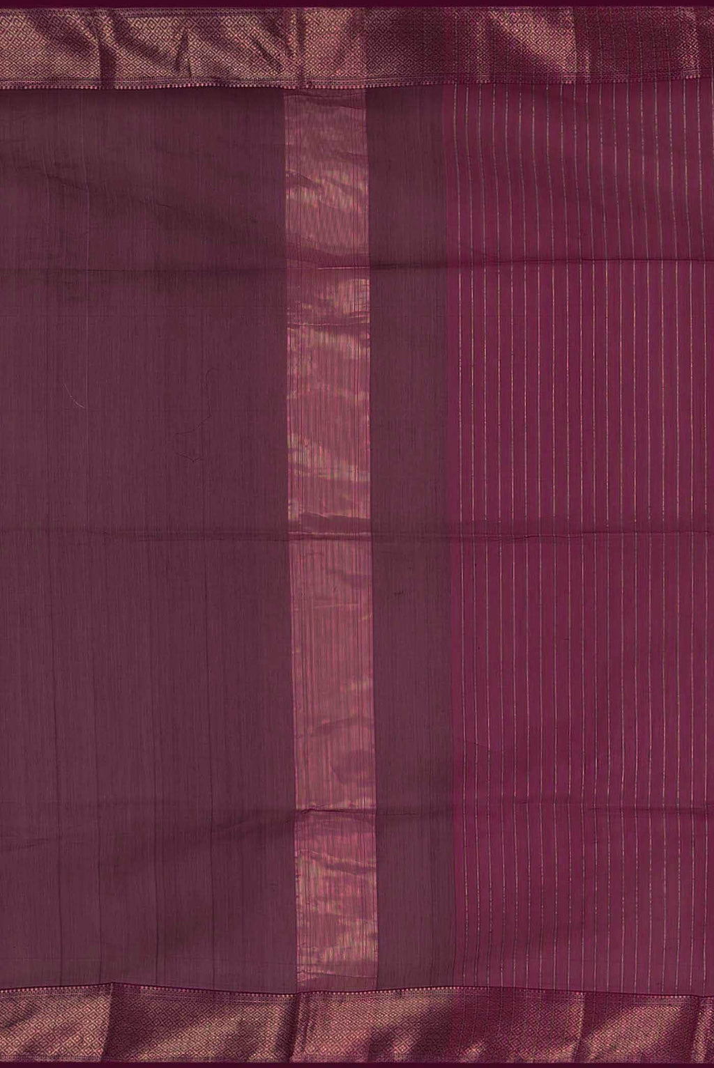 Purple Maheshwari Silk Cotton Saree