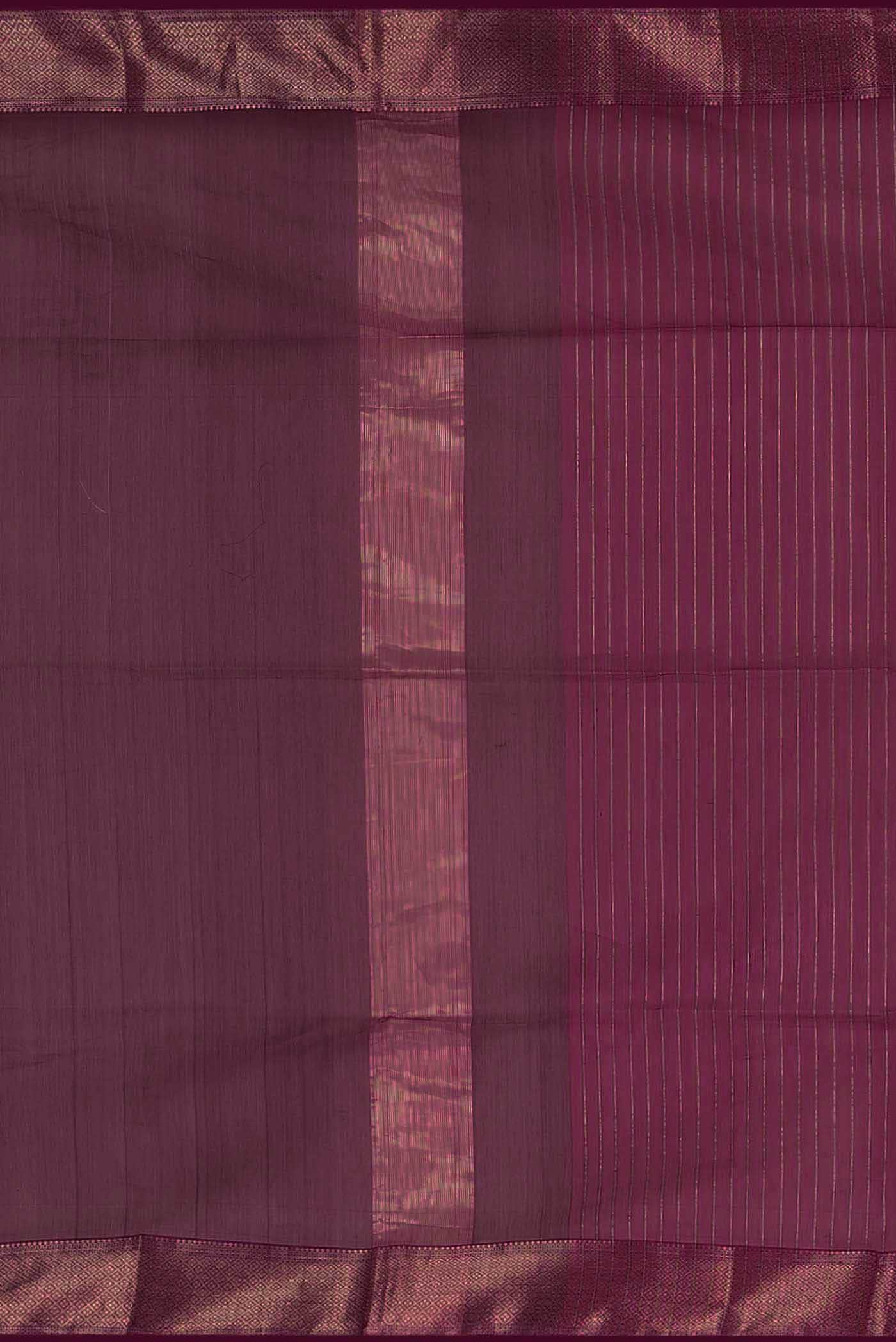 Purple Maheshwari Silk Cotton Saree