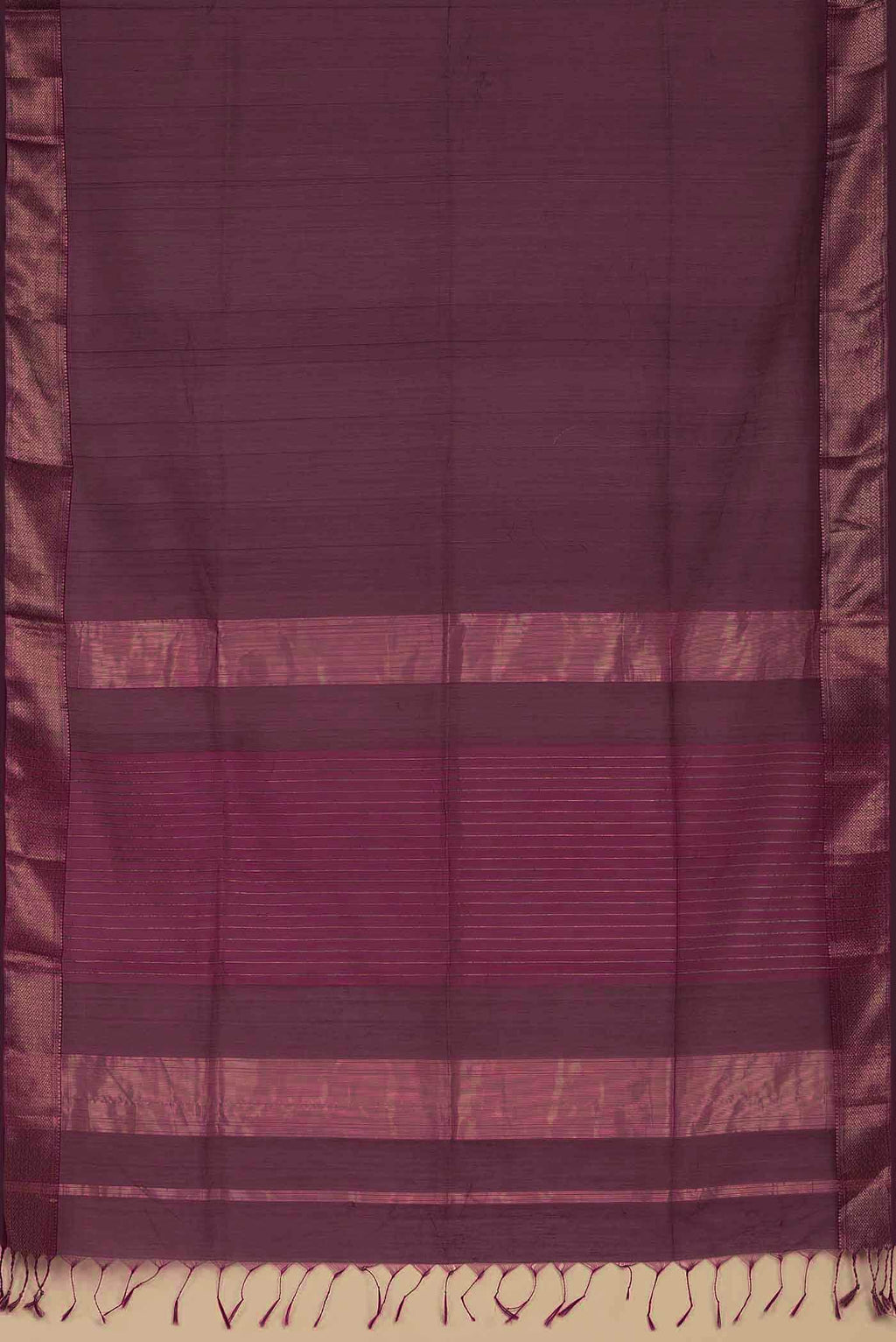 Purple Maheshwari Silk Cotton Saree