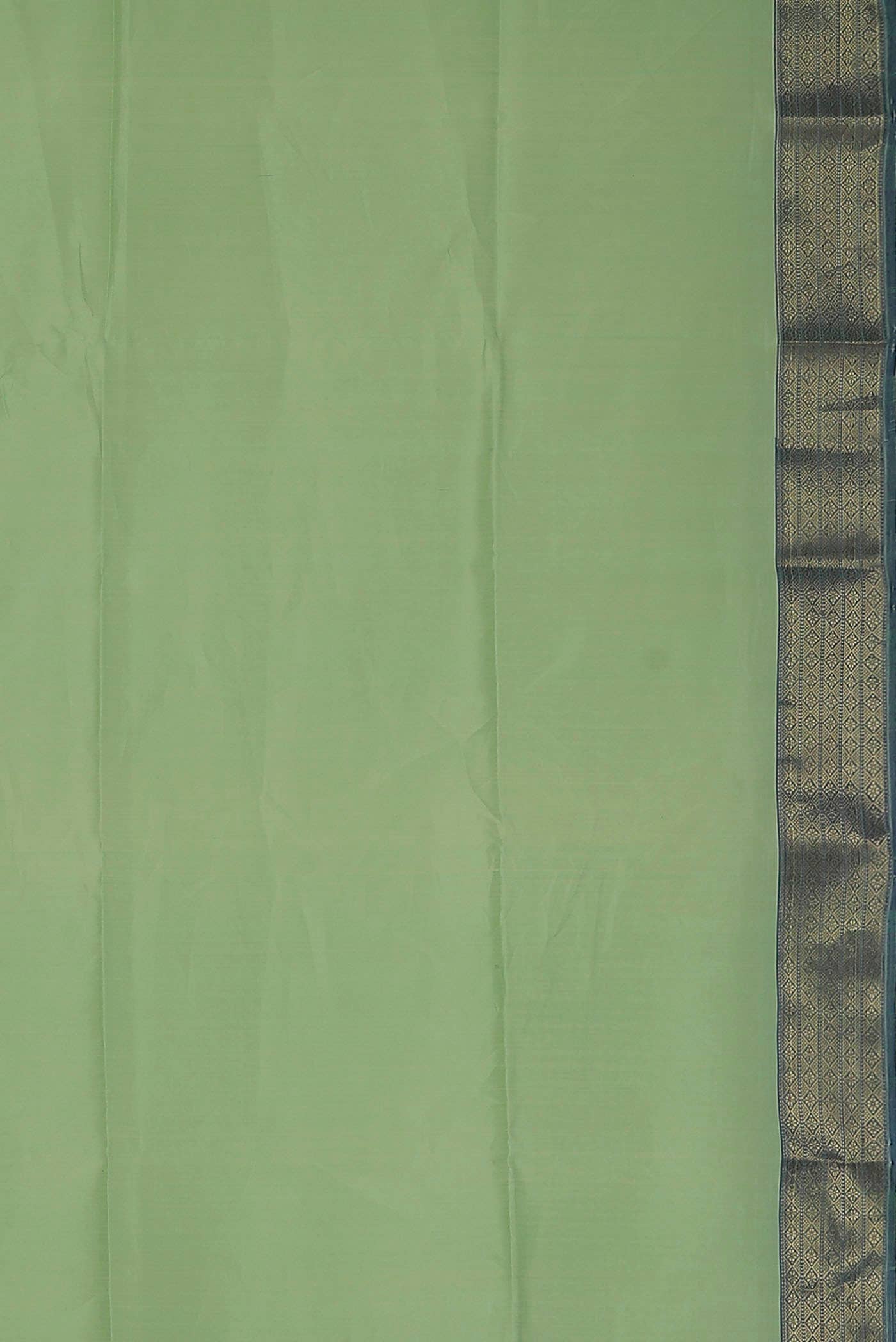 Mint Green Maheshwari Silk Cotton Saree