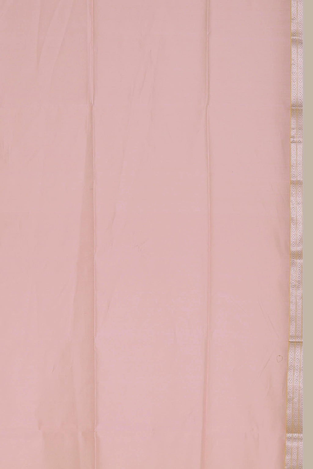 Rose pink Maheshwari Silk Cotton Saree
