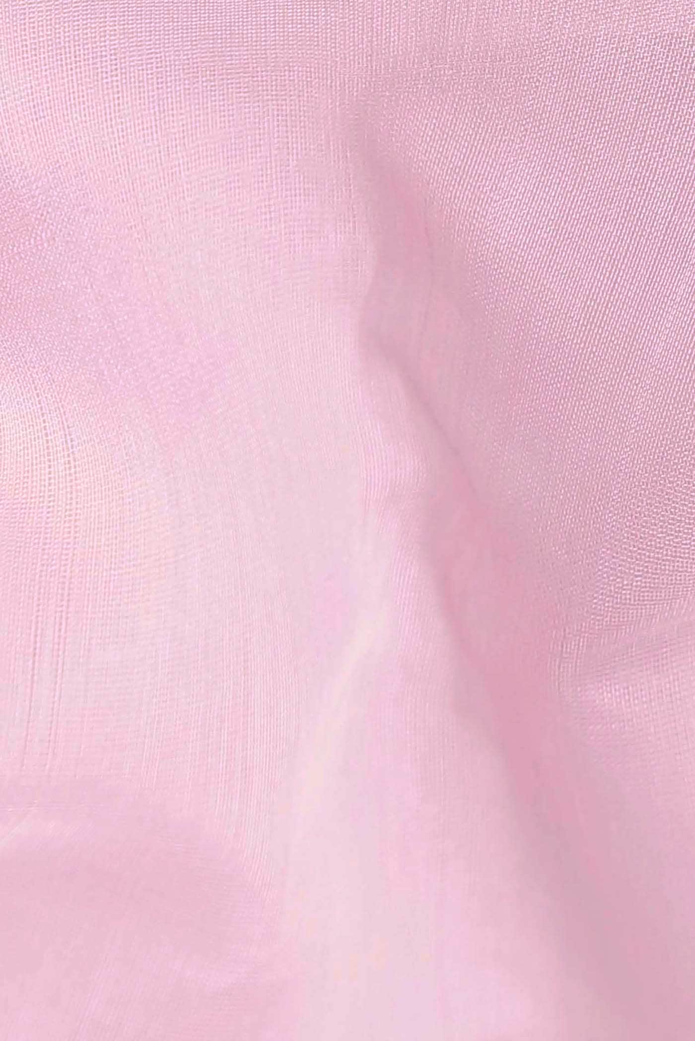 Rose pink Maheshwari Silk Cotton Saree