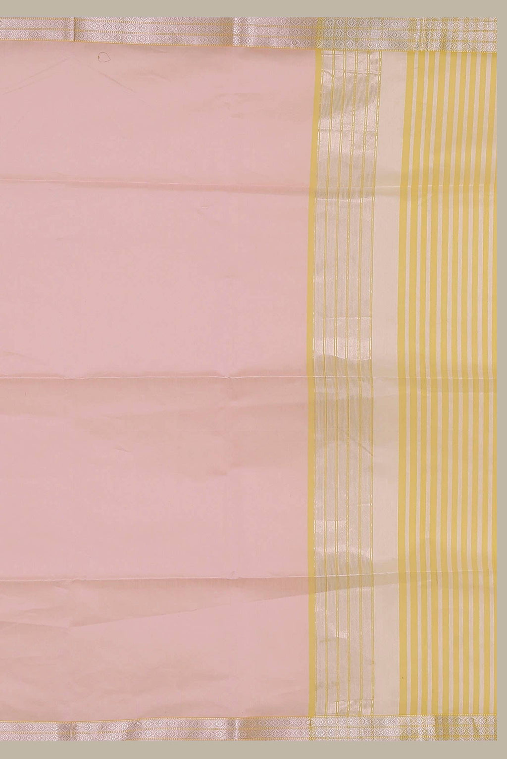 Rose pink Maheshwari Silk Cotton Saree