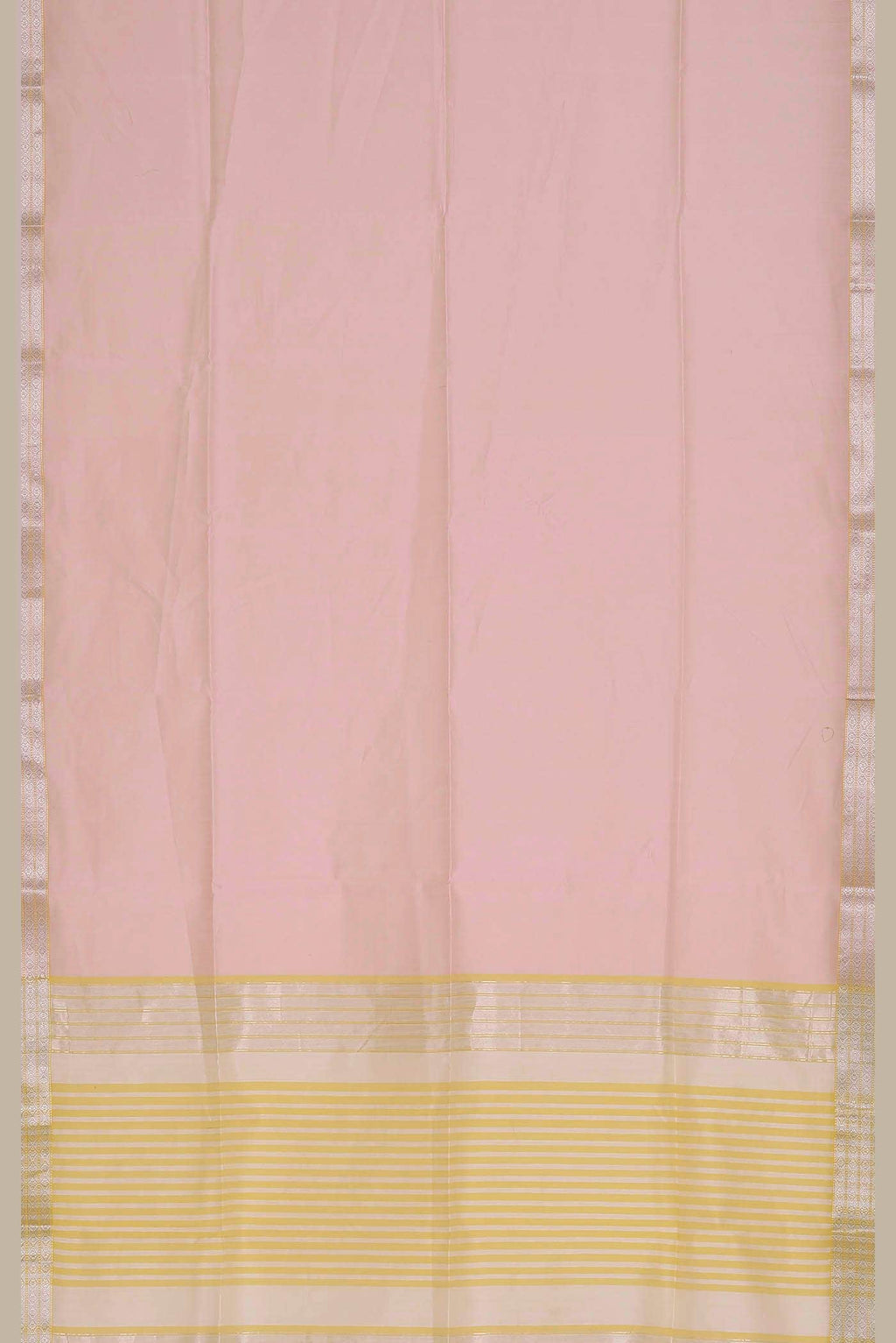 Rose pink Maheshwari Silk Cotton Saree