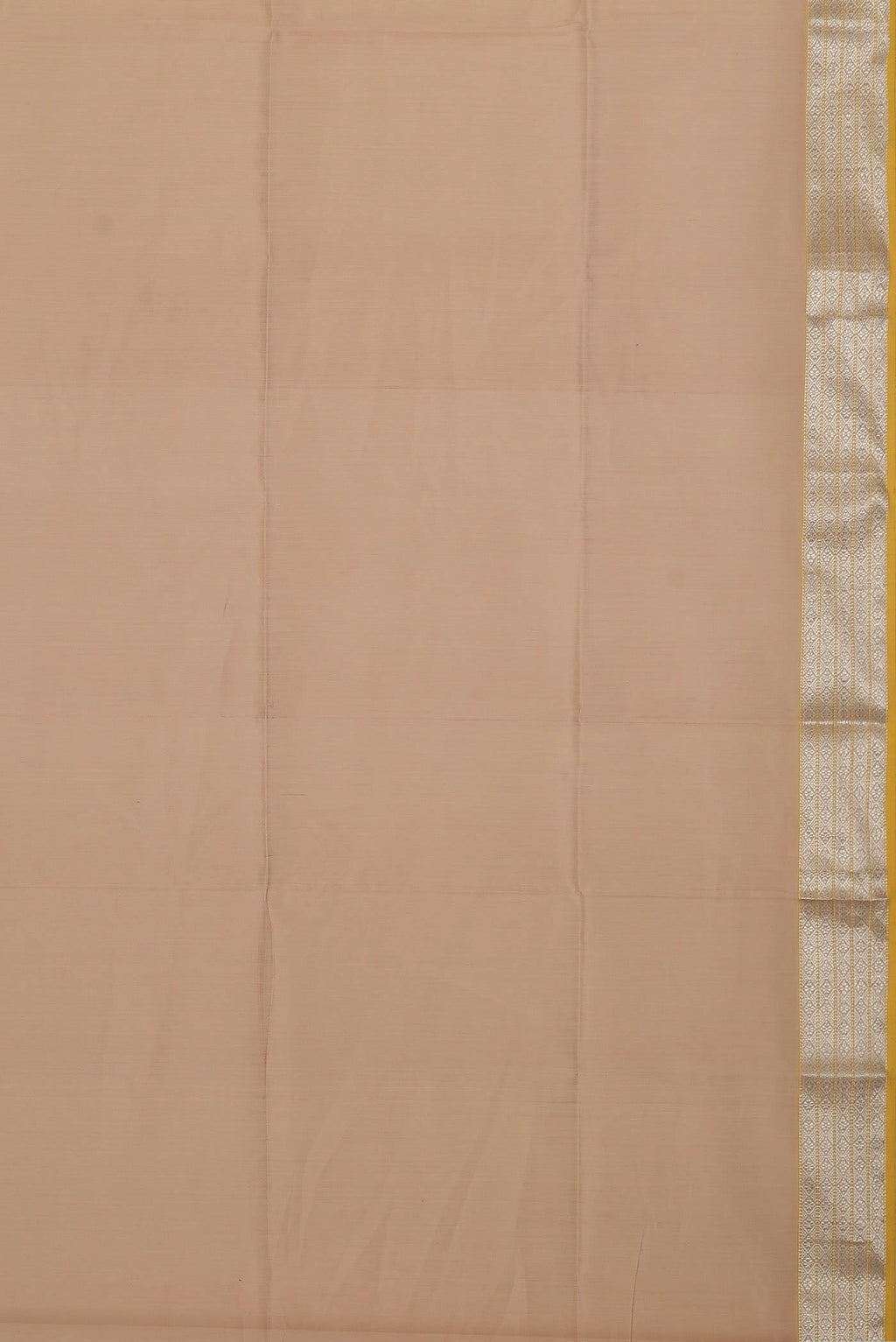 Rose Gold Maheshwari Silk Saree