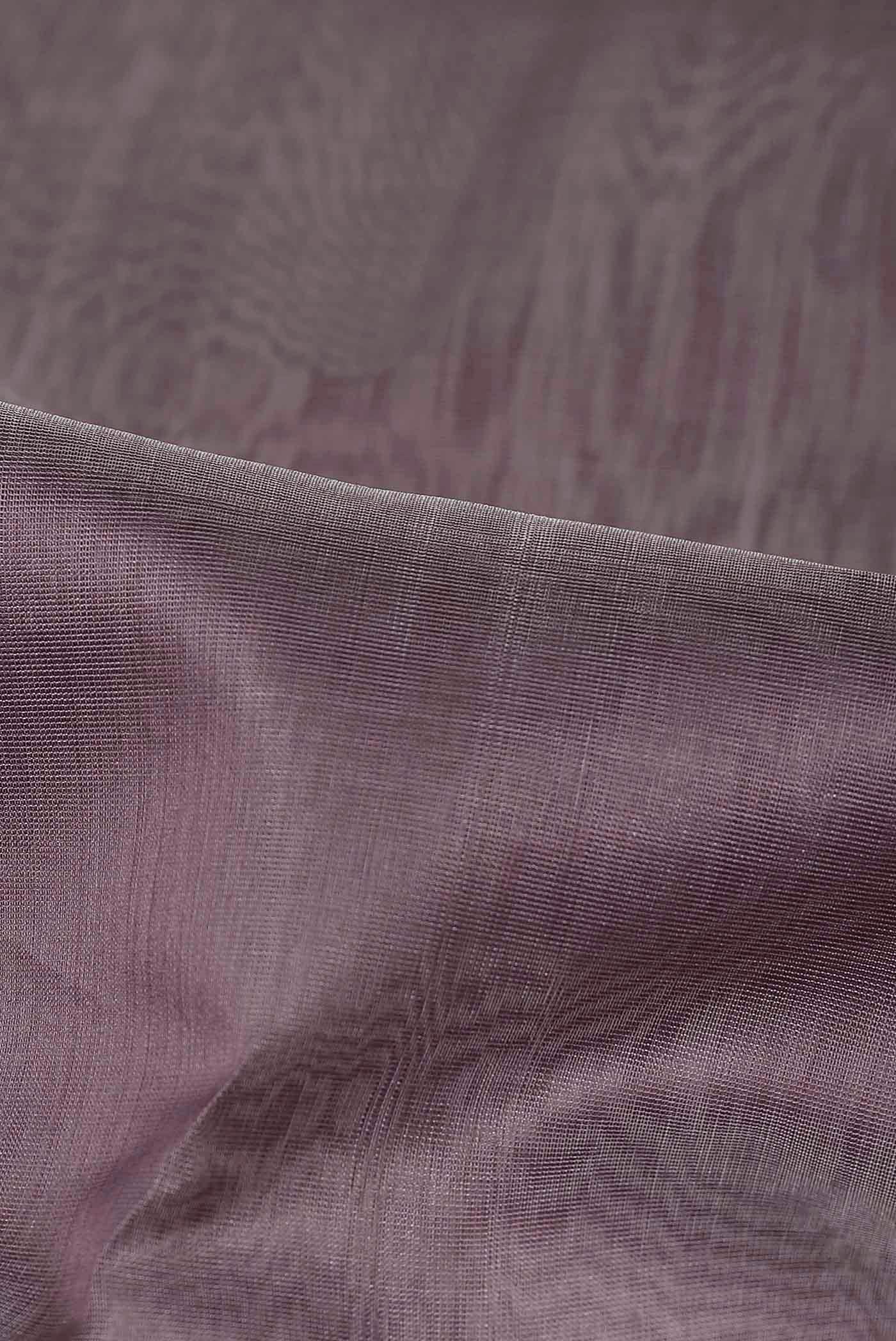 Lavender Maheshwari Silk Cotton Saree