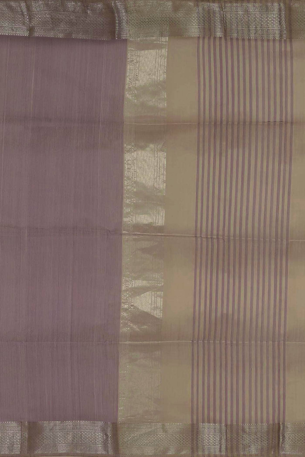 Lavender Maheshwari Silk Cotton Saree