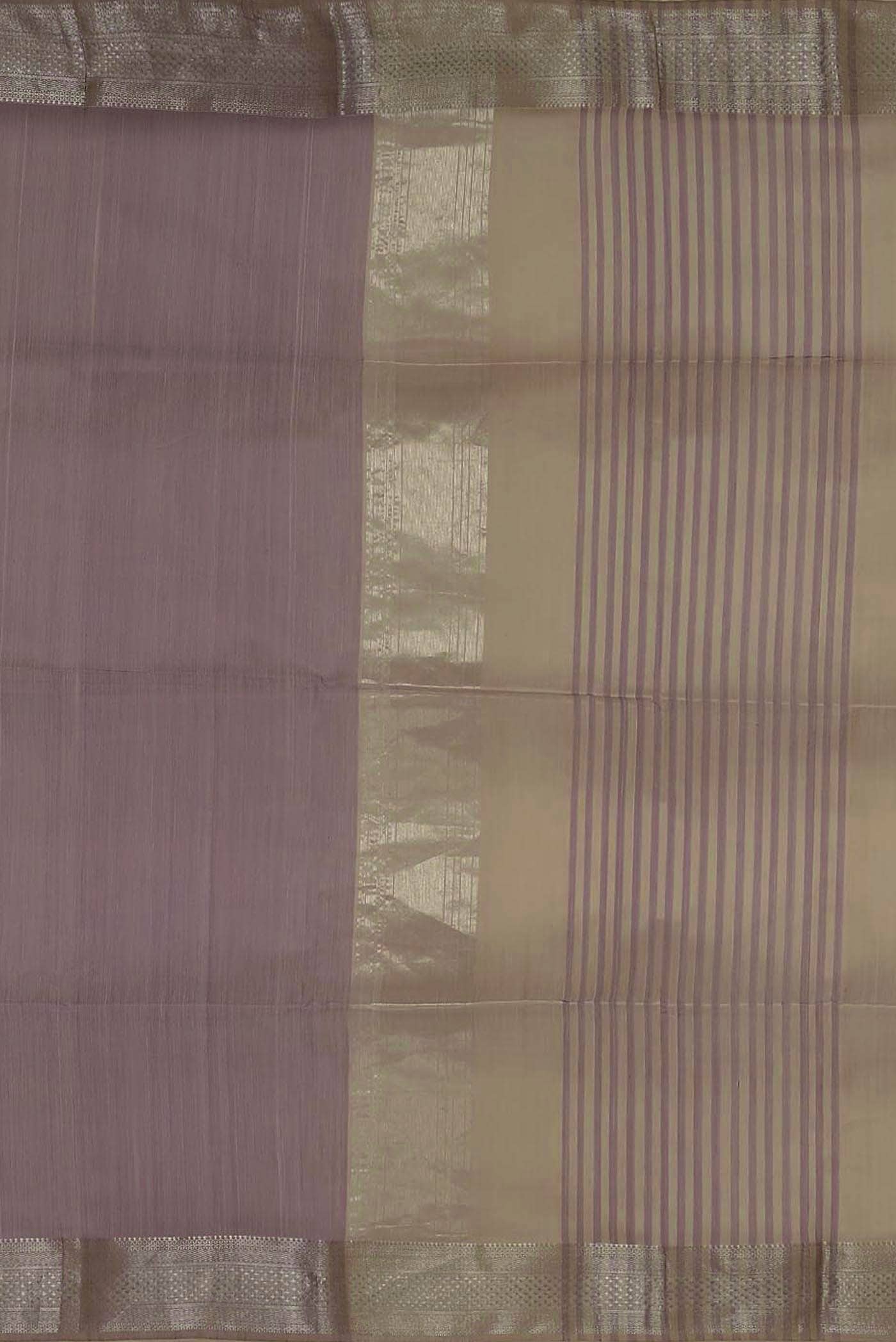 Lavender Maheshwari Silk Cotton Saree