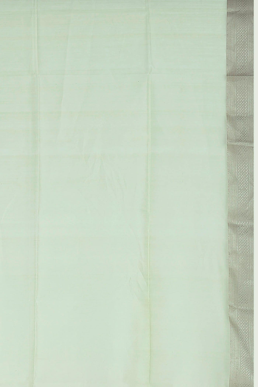 Light Green Maheshwari Silk Cotton Saree