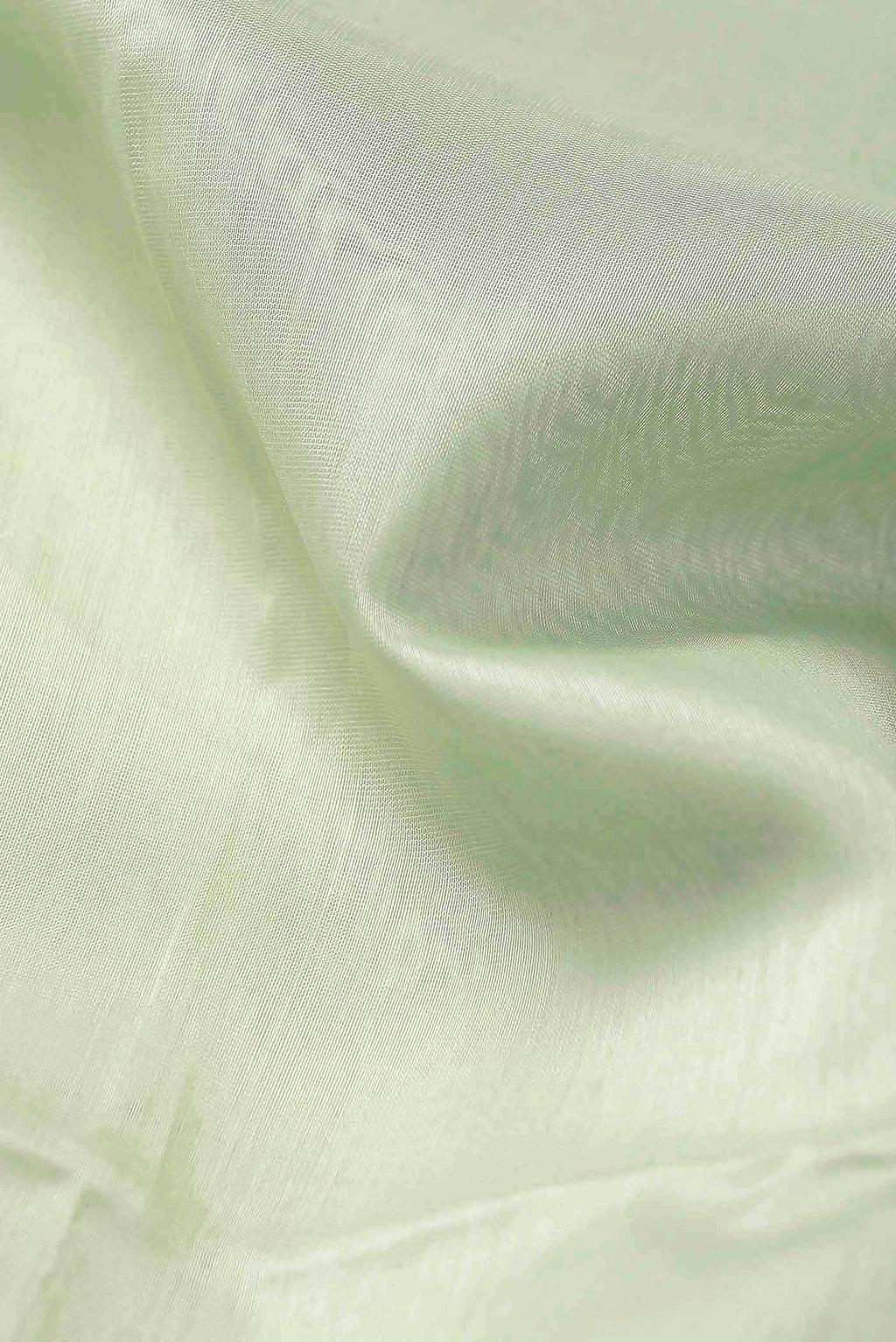 Light Green Maheshwari Silk Cotton Saree