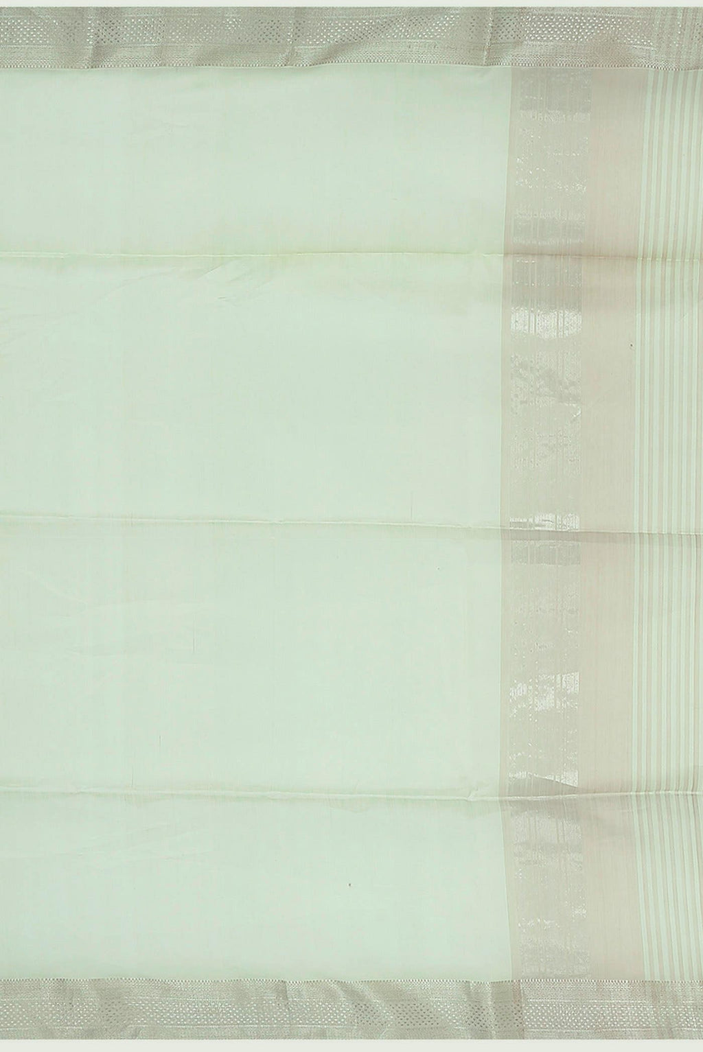 Light Green Maheshwari Silk Cotton Saree
