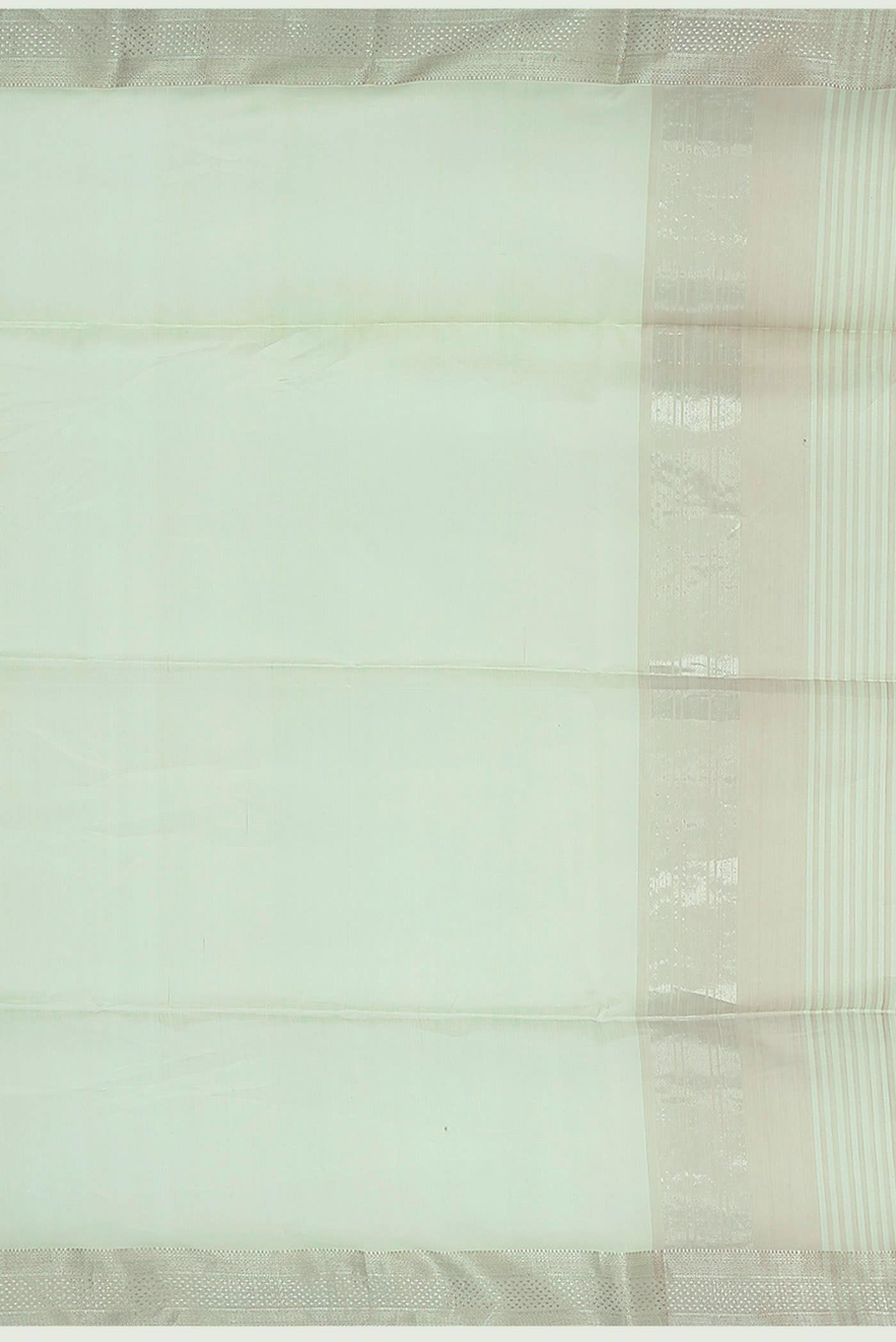 Light Green Maheshwari Silk Cotton Saree