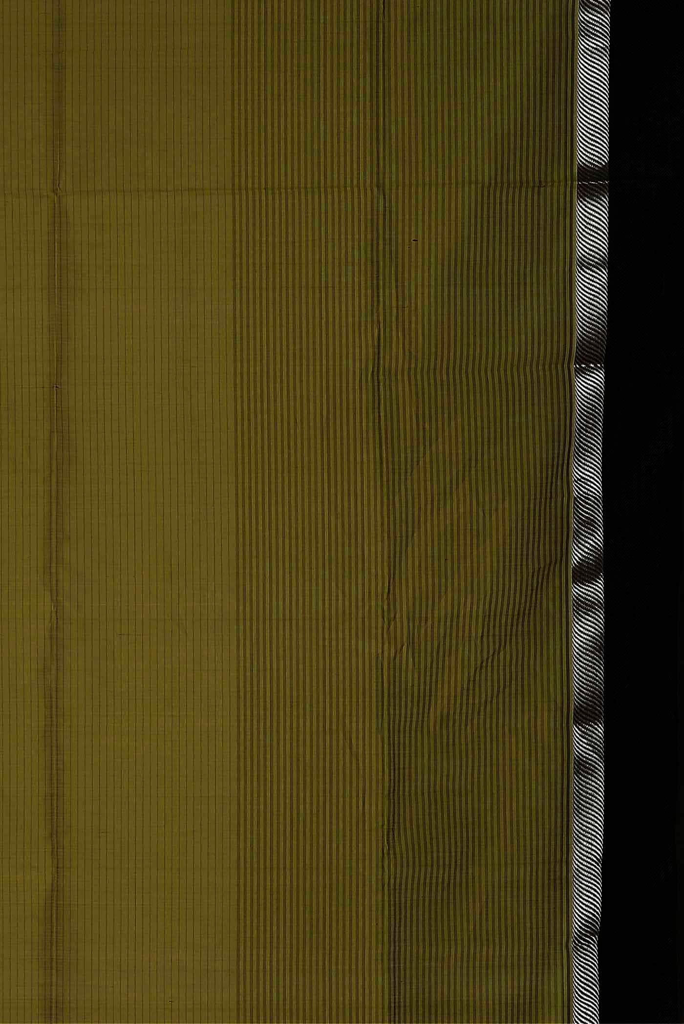 Green Maheshwari Silk Cotton Saree