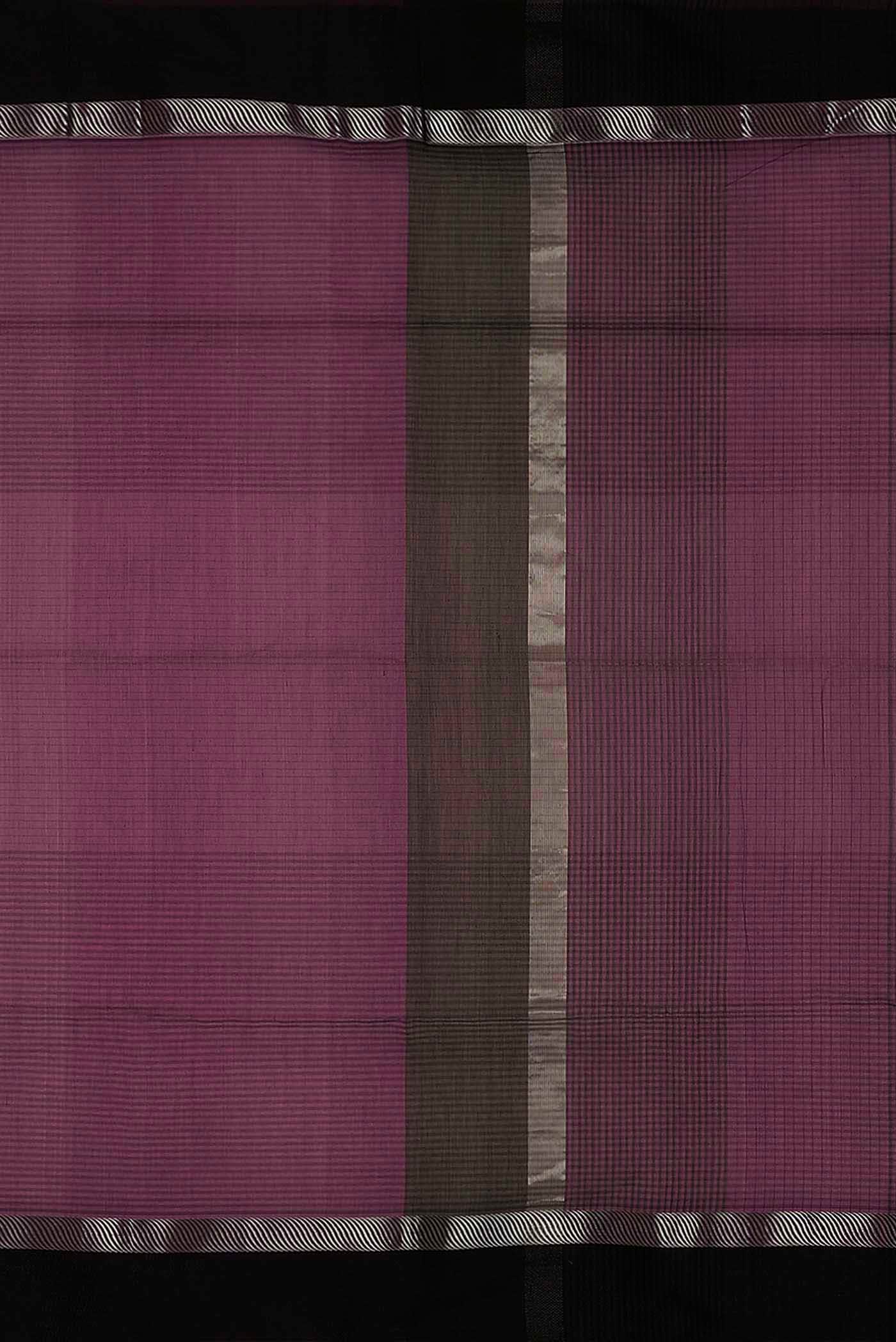 Magenta Maheshwari Silk Cotton Saree