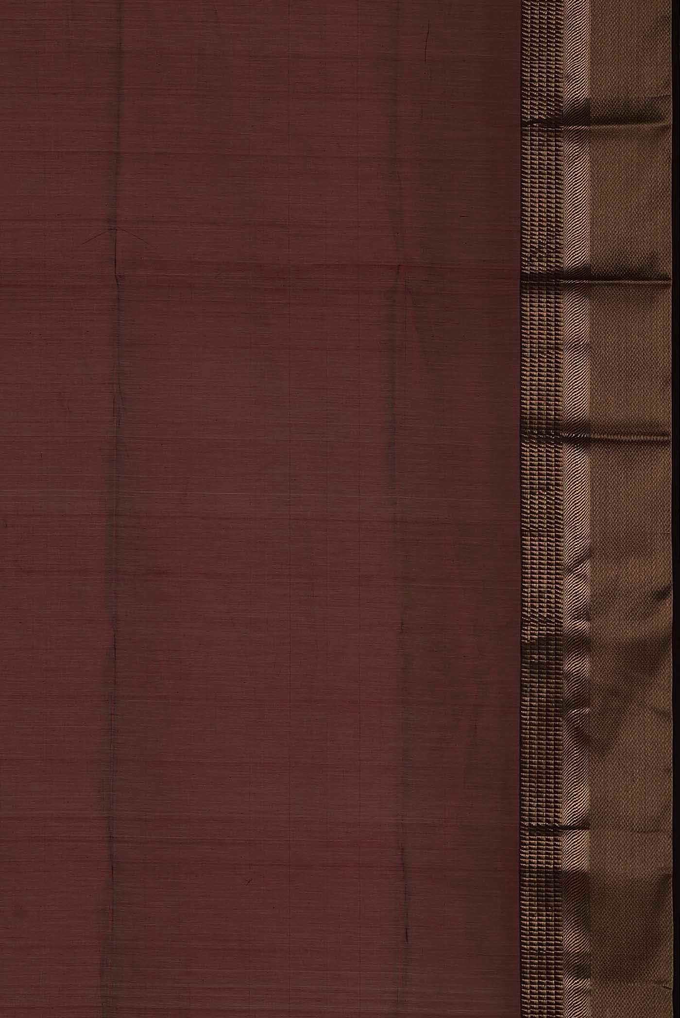 Maroon Maheshwari Silk Cotton Saree