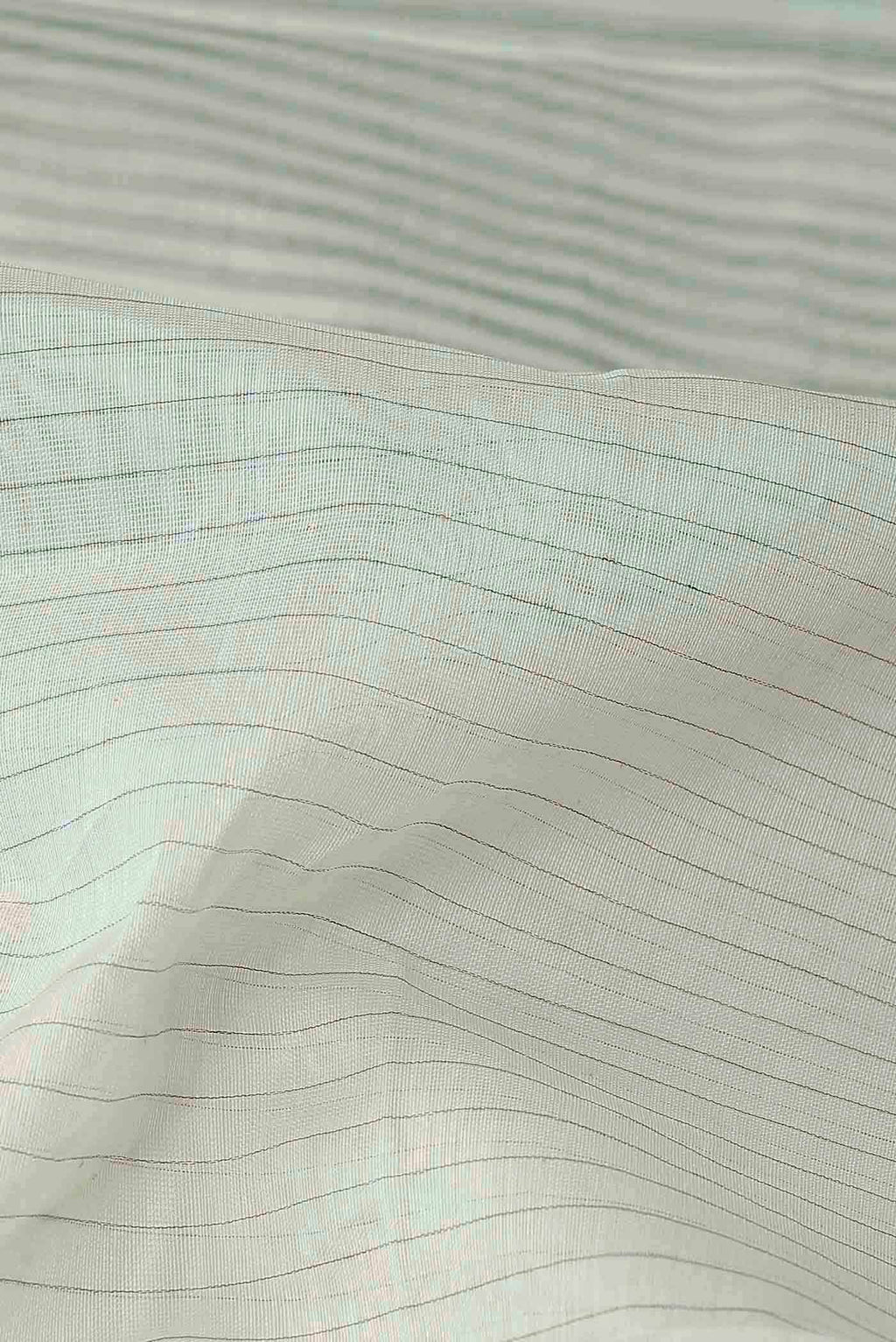 Light Green Maheshwari Silk Cotton Saree