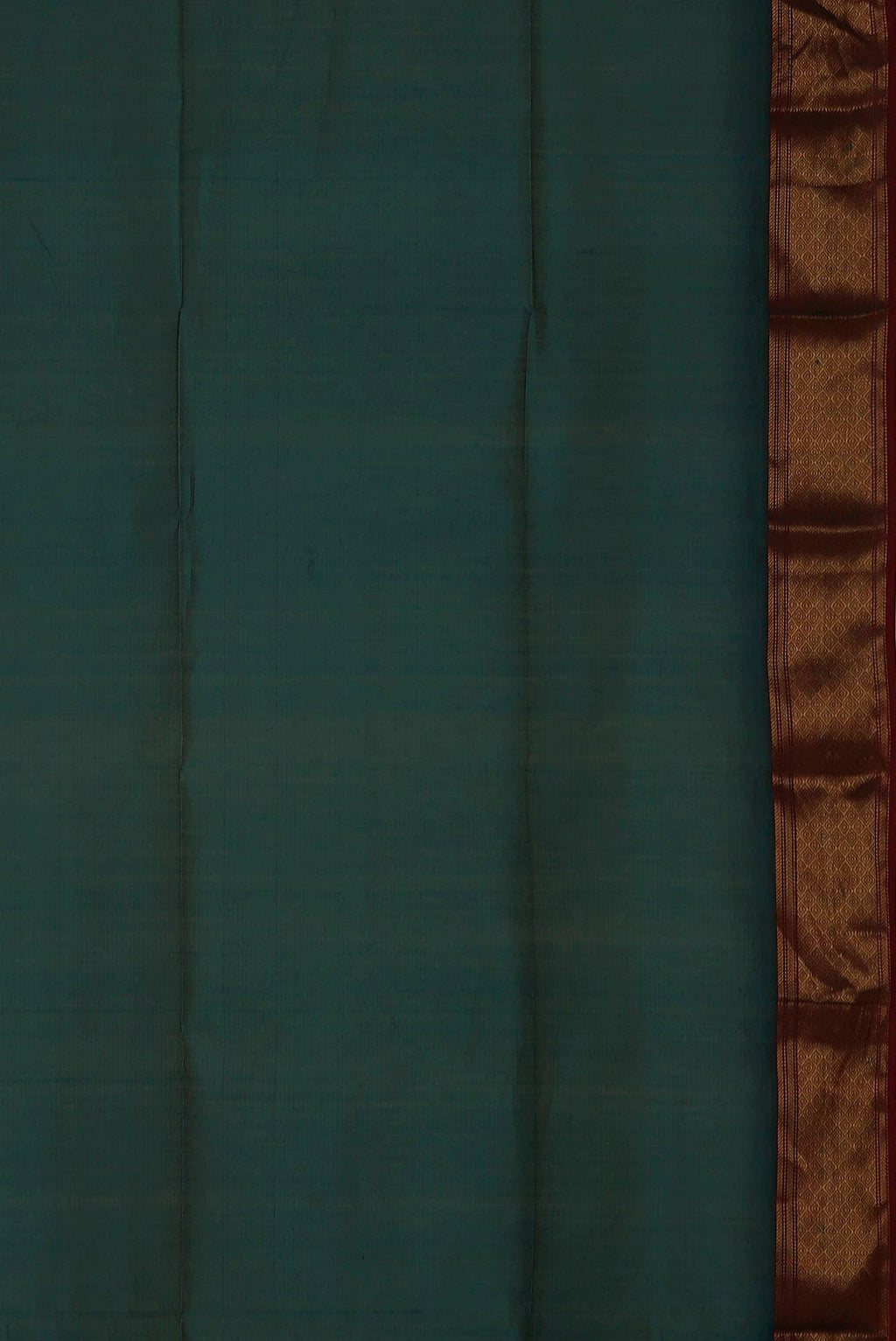 Teal Maheshwari Silk Cotton Saree