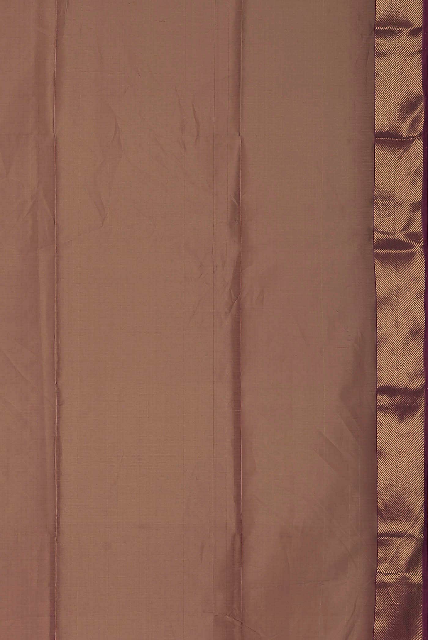 Peach Maheshwari Silk Cotton Saree