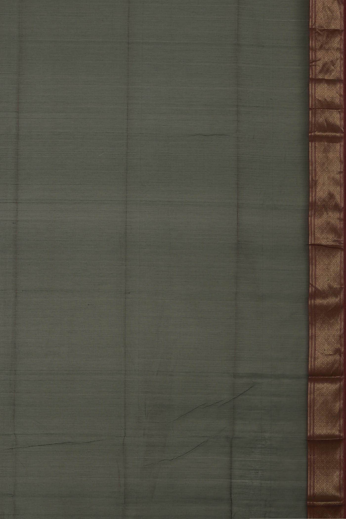 Green Maheshwari Silk Cotton Saree