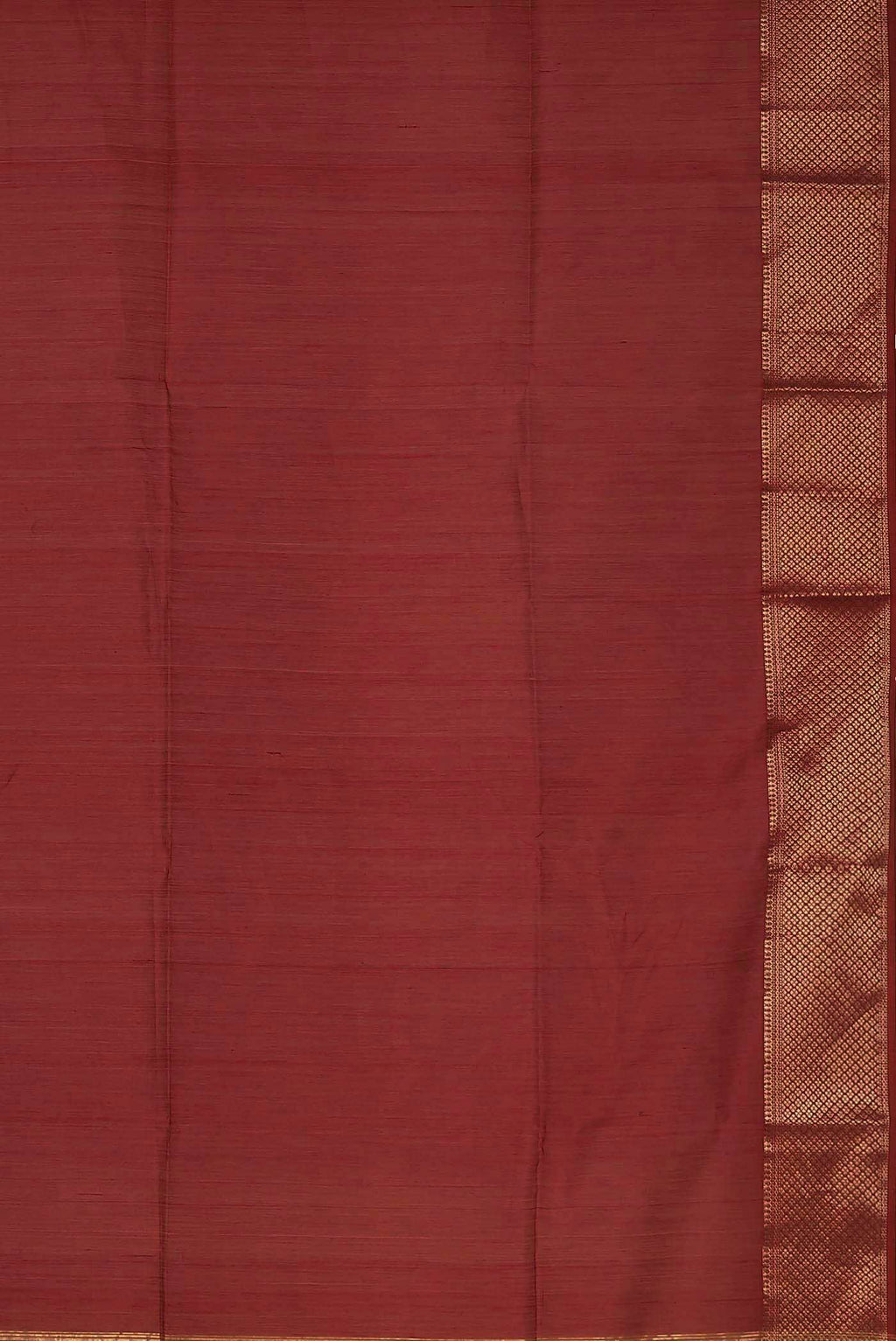 Red Maheshwari Silk Cotton Saree