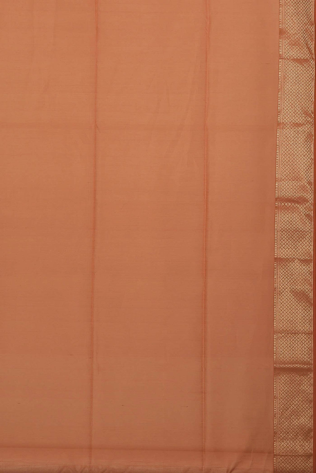 Orange Maheshwari Silk Cotton Saree
