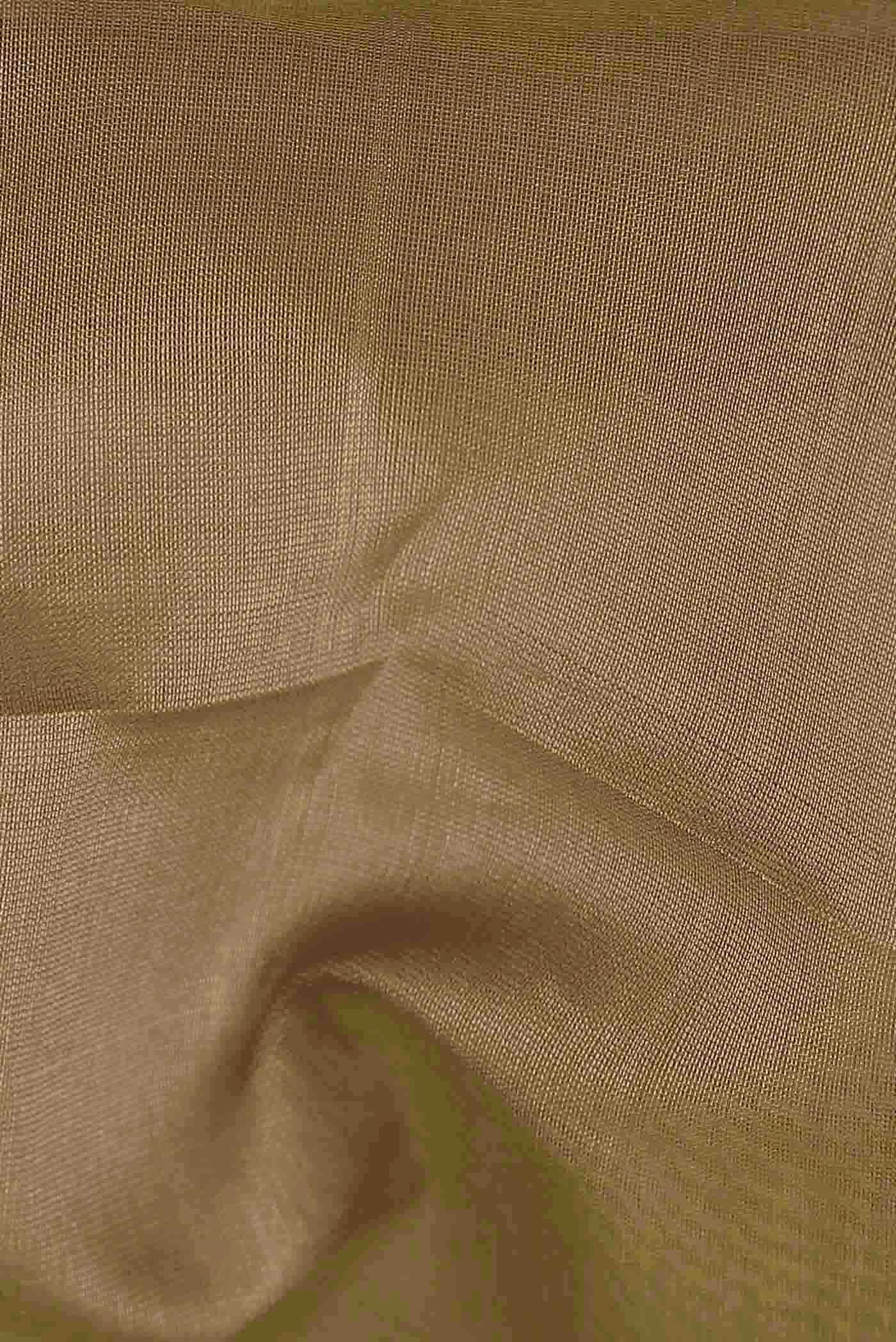 Brown Maheshwari Silk Cotton Saree