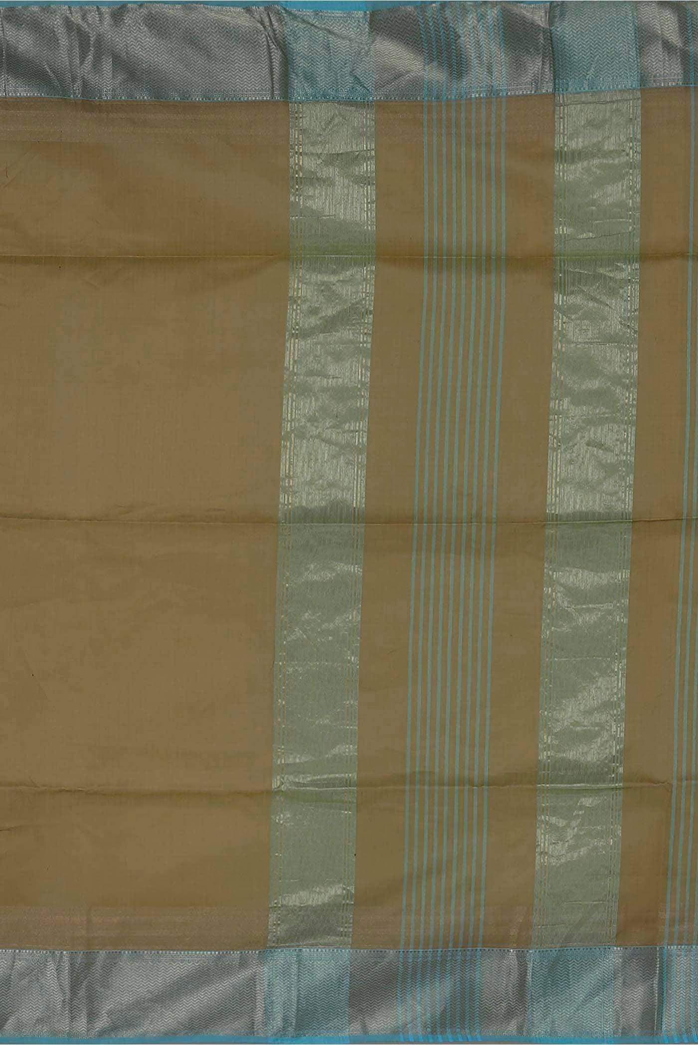 Brown Maheshwari Silk Cotton Saree