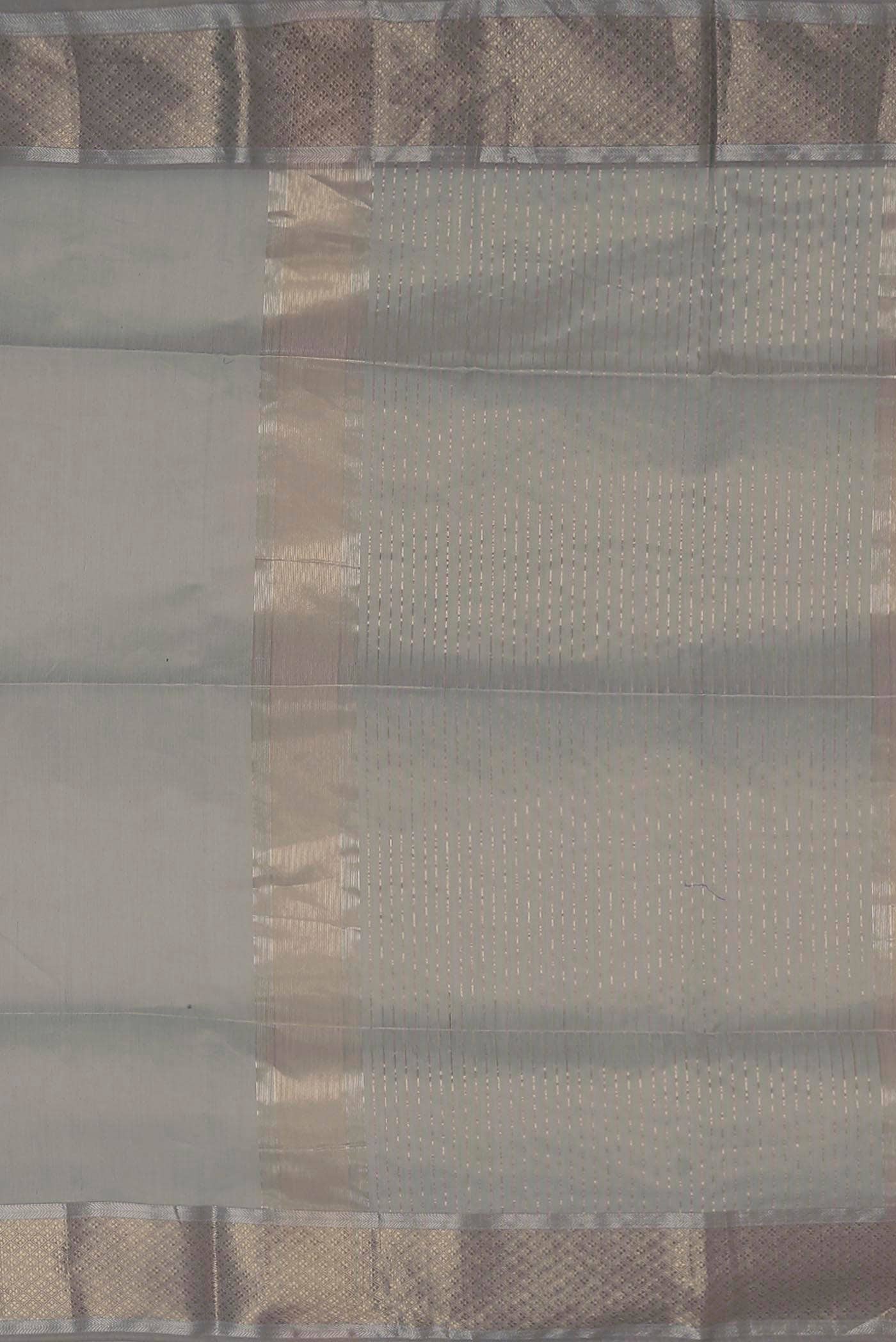 Grey Maheshwari Silk Cotton Saree
