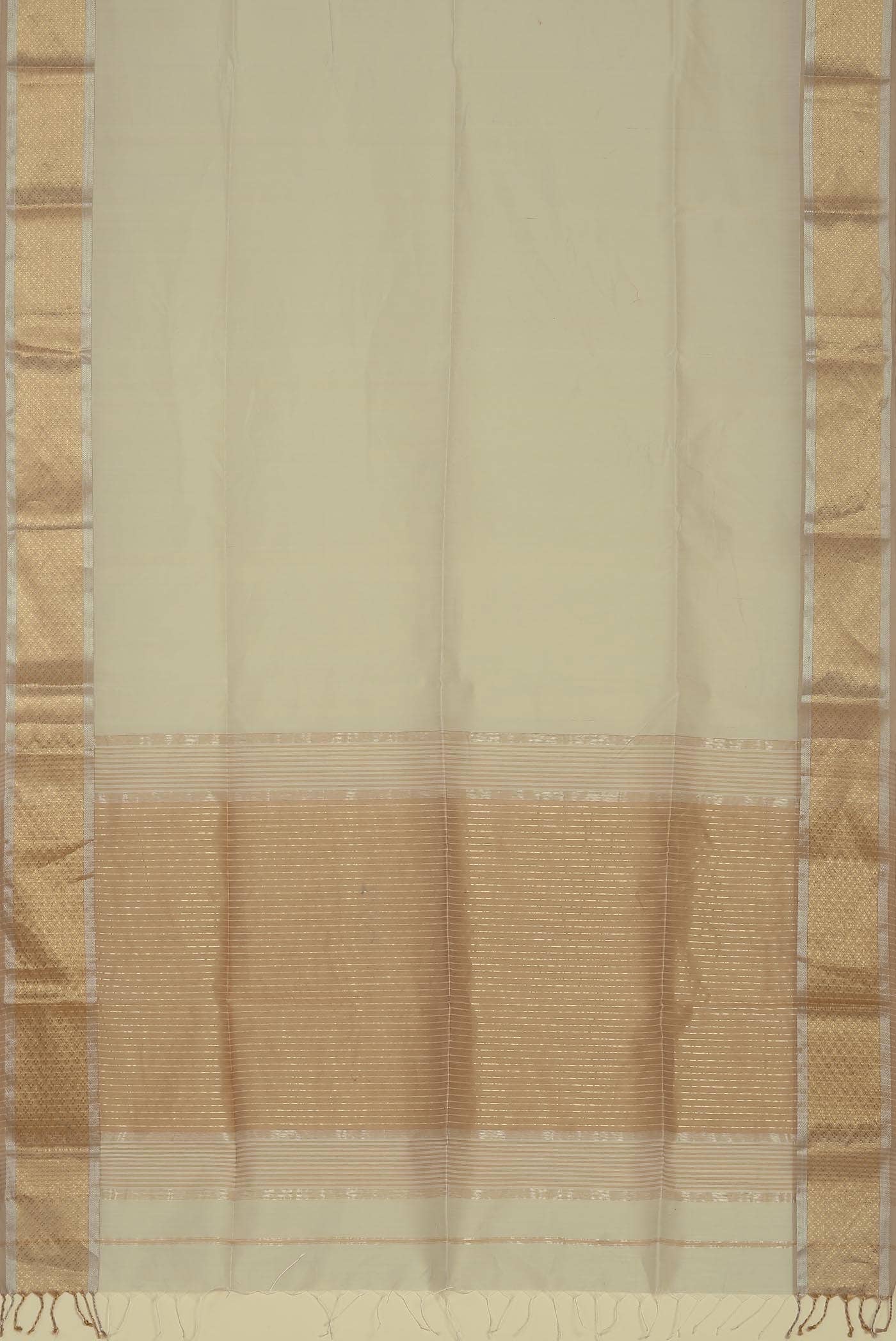 Light Green Maheshwari Silk Cotton Saree