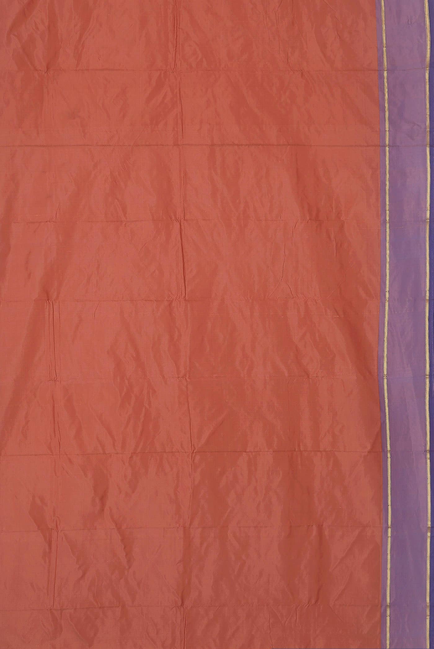 Orange Bangalore Silk Saree