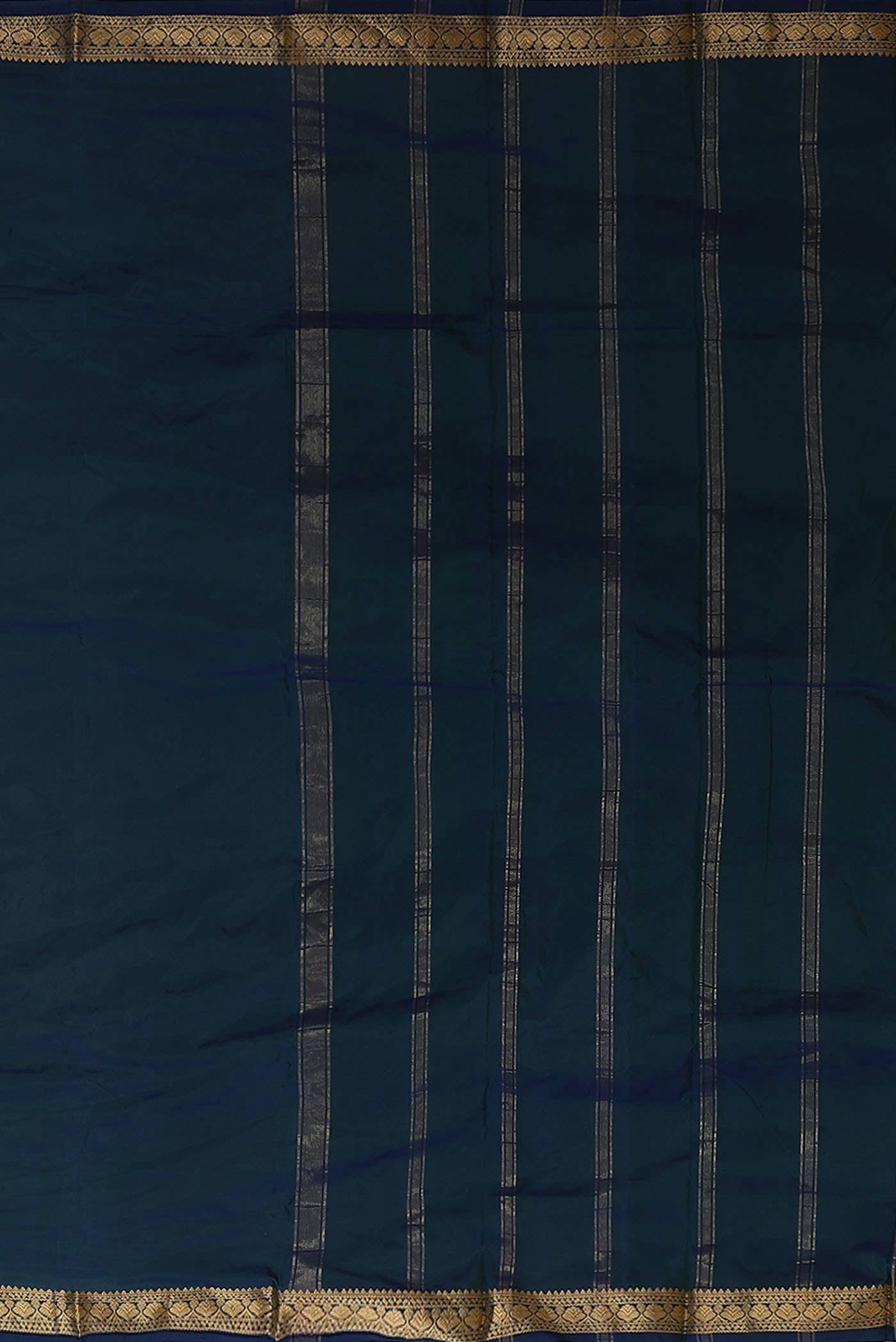 Blue Blended Bangalore Silk Saree