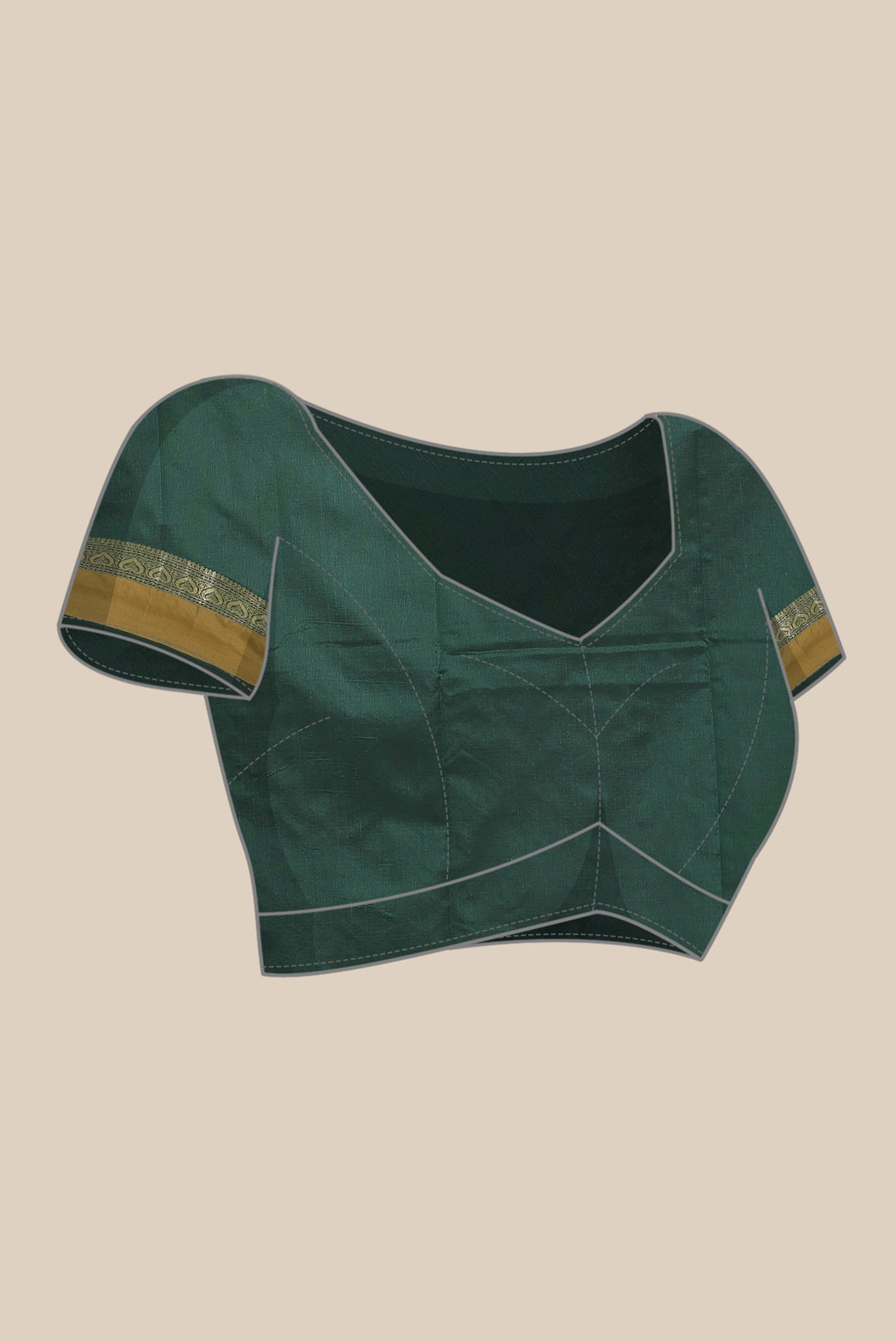Green Blended Bangalore Silk Saree